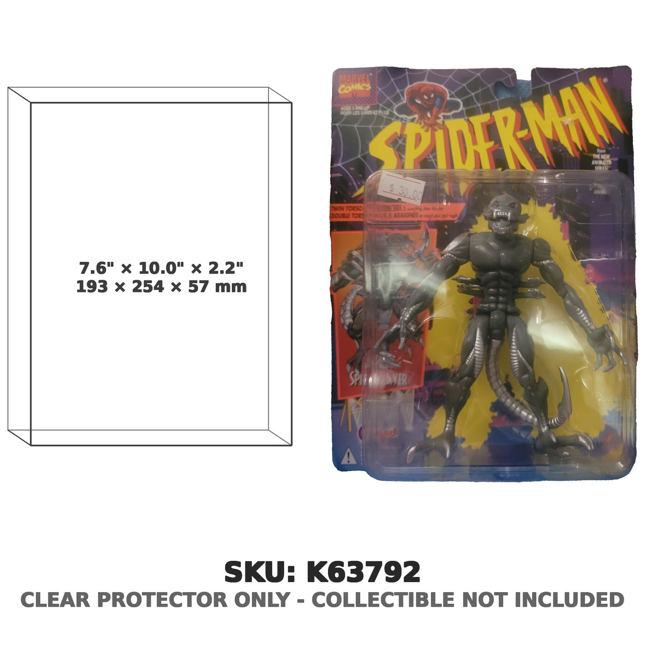 Alien Spider-Slayer Spider-Man Animated Series Figure