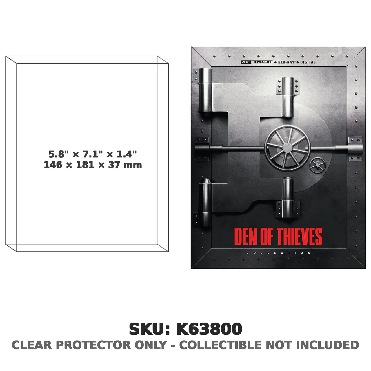 Den of Thieves 1 & 2 4K Ultra HD SteelBook Collection