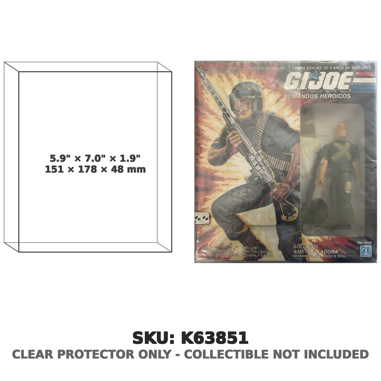 Rock 'n Roll G.I. Joe Comandos Heroicos Figure Spanish
