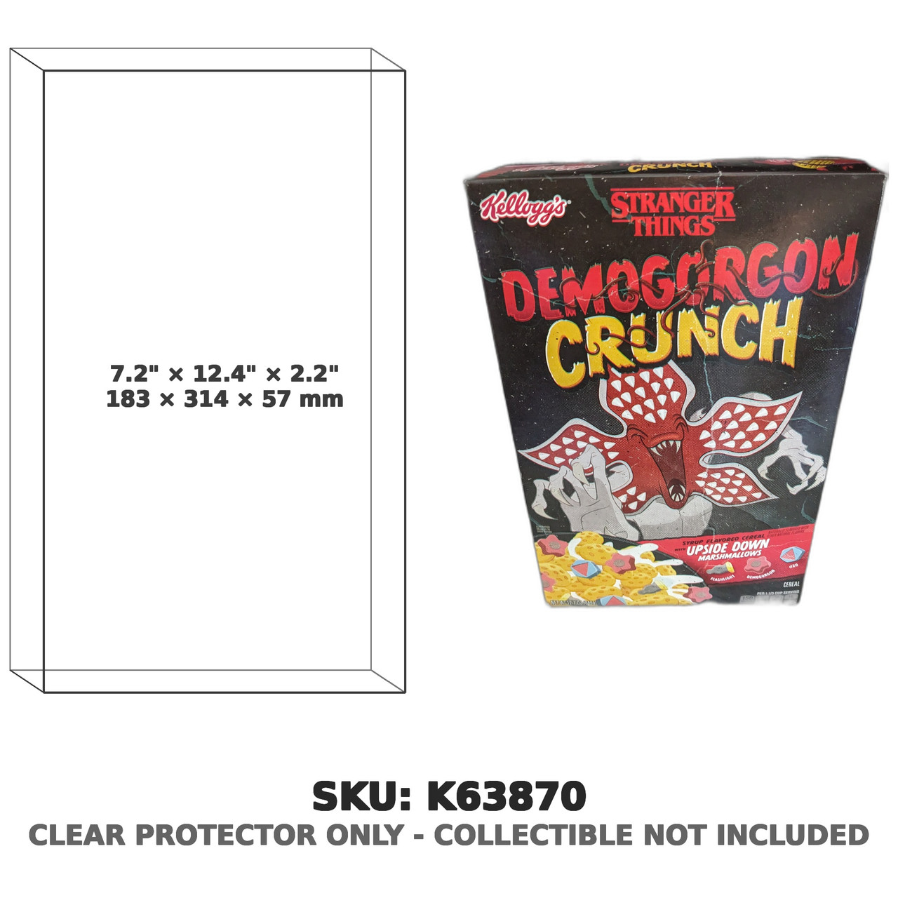 Demogorgon Crunch Stranger Things Upside Down Marshmallows Cereal