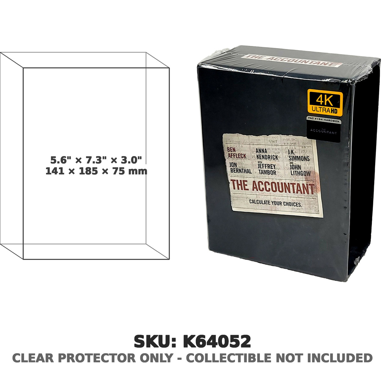 The Accountant 4K Ultra HD FilmArena FAC #154 Hardbox