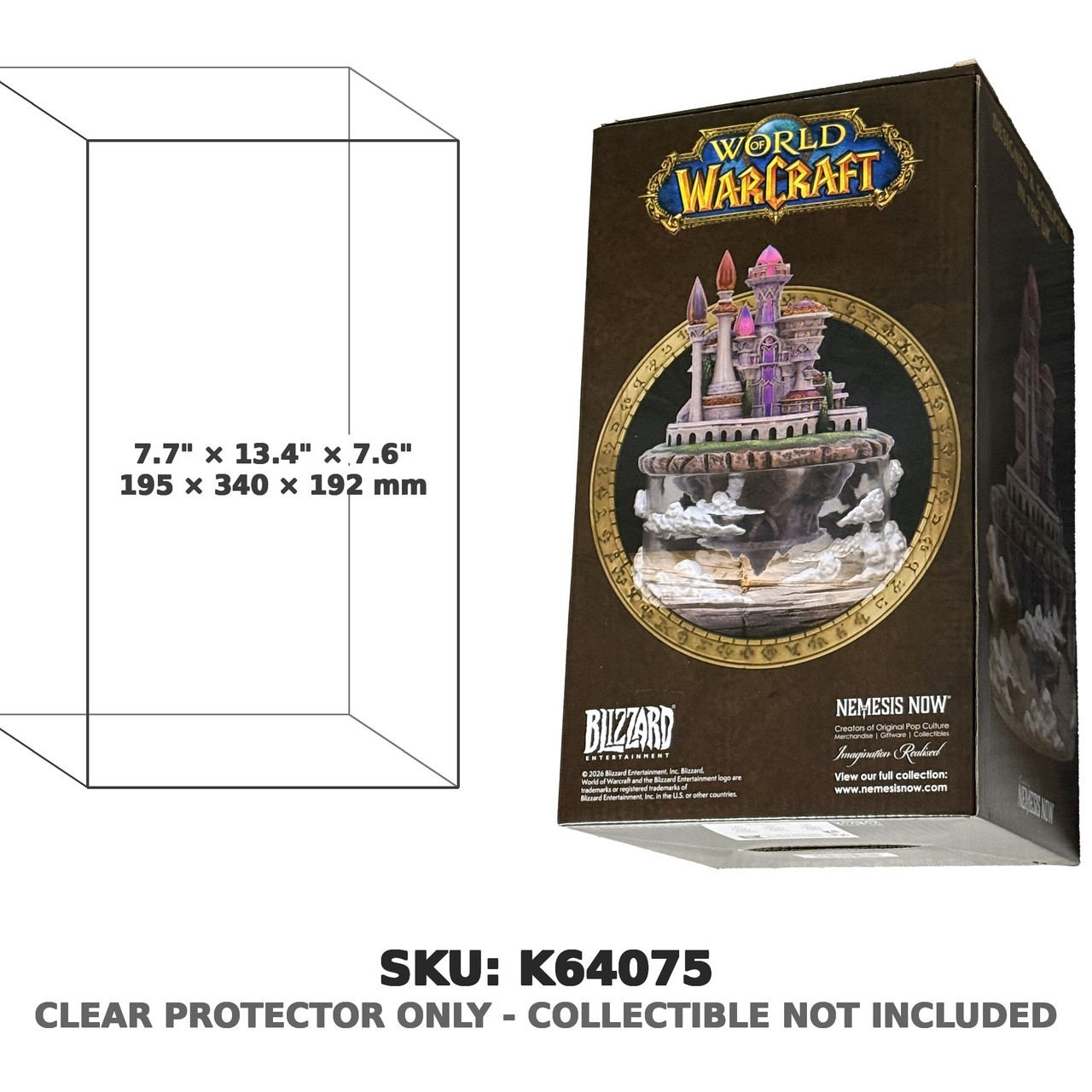 Dalaran World of Warcraft Floating City Statue