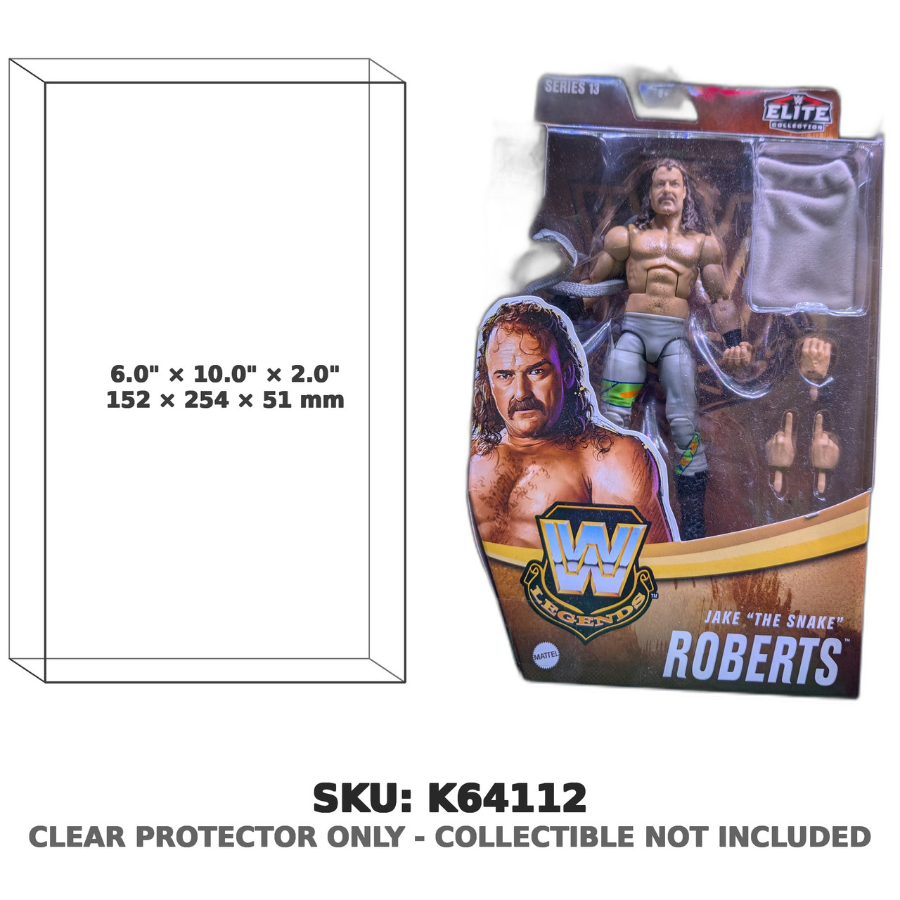 Jake The Snake Roberts WWE Legends Series 13 Figure