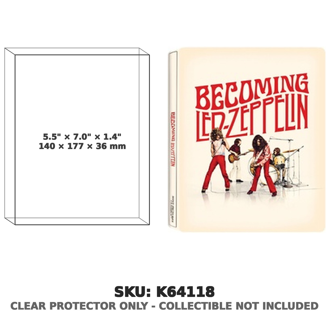 Becoming Led Zeppelin 4K Ultra HD SteelBook Limited Collector's Edition