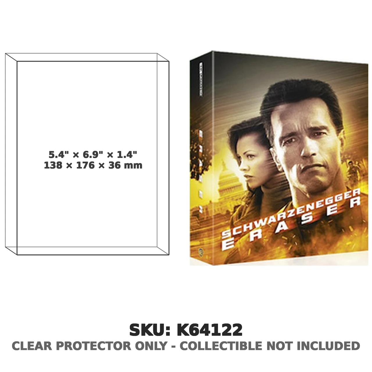 Eraser 4K Ultra HD SteelBook Collector's Edition