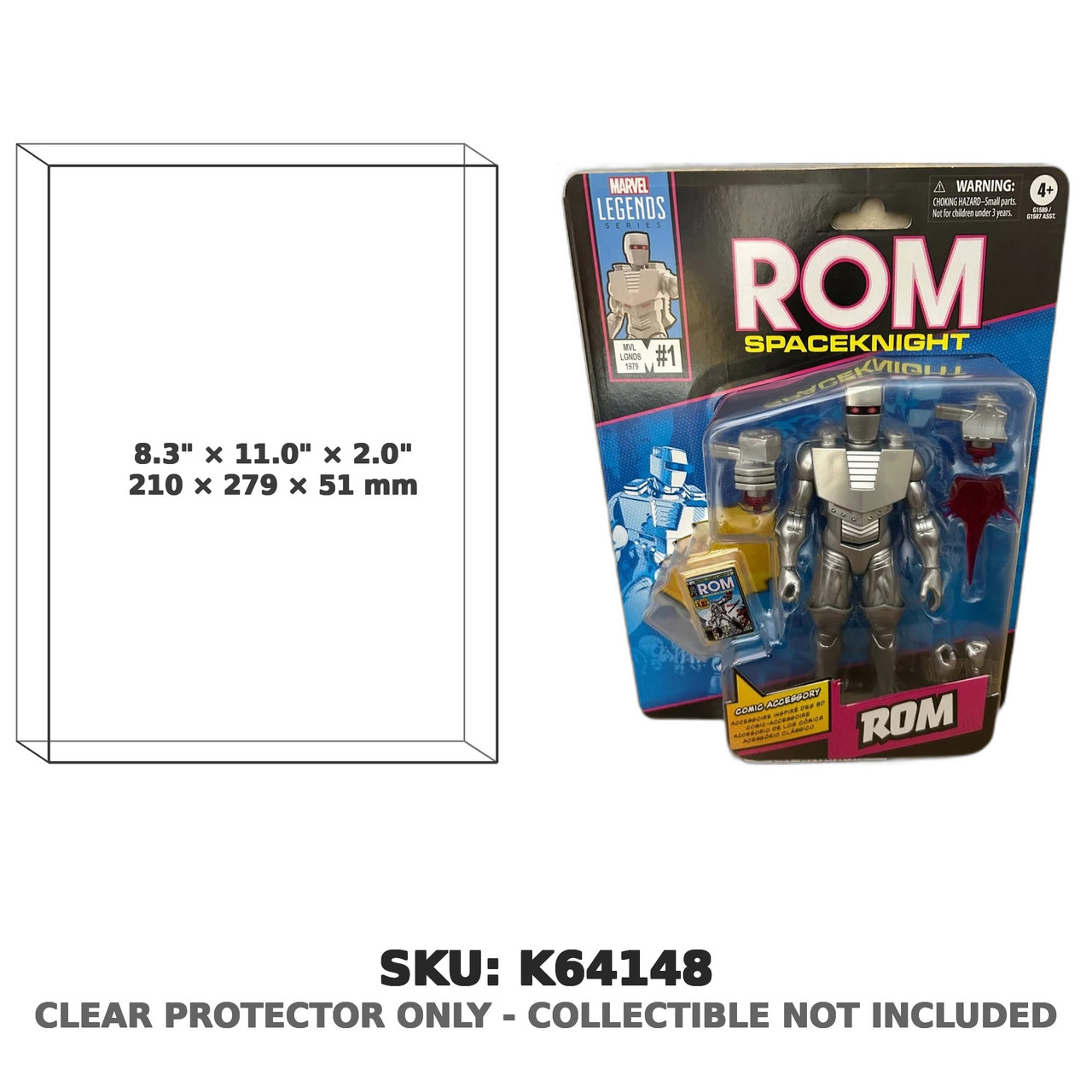 ROM Spaceknight Marvel Legends Retro Figure