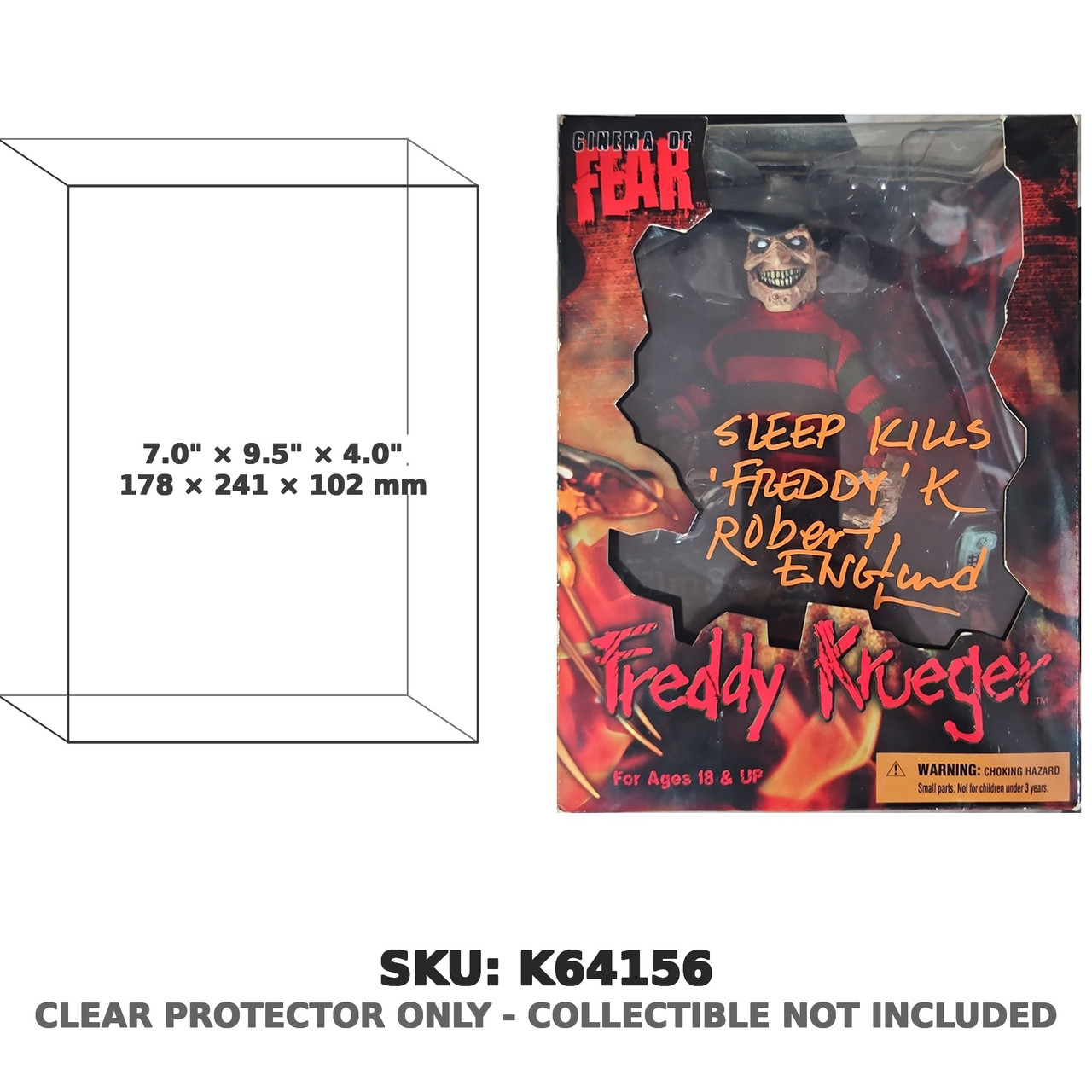 Freddy Krueger Nightmare on Elm Street Cinema of Fear Figure (2009)