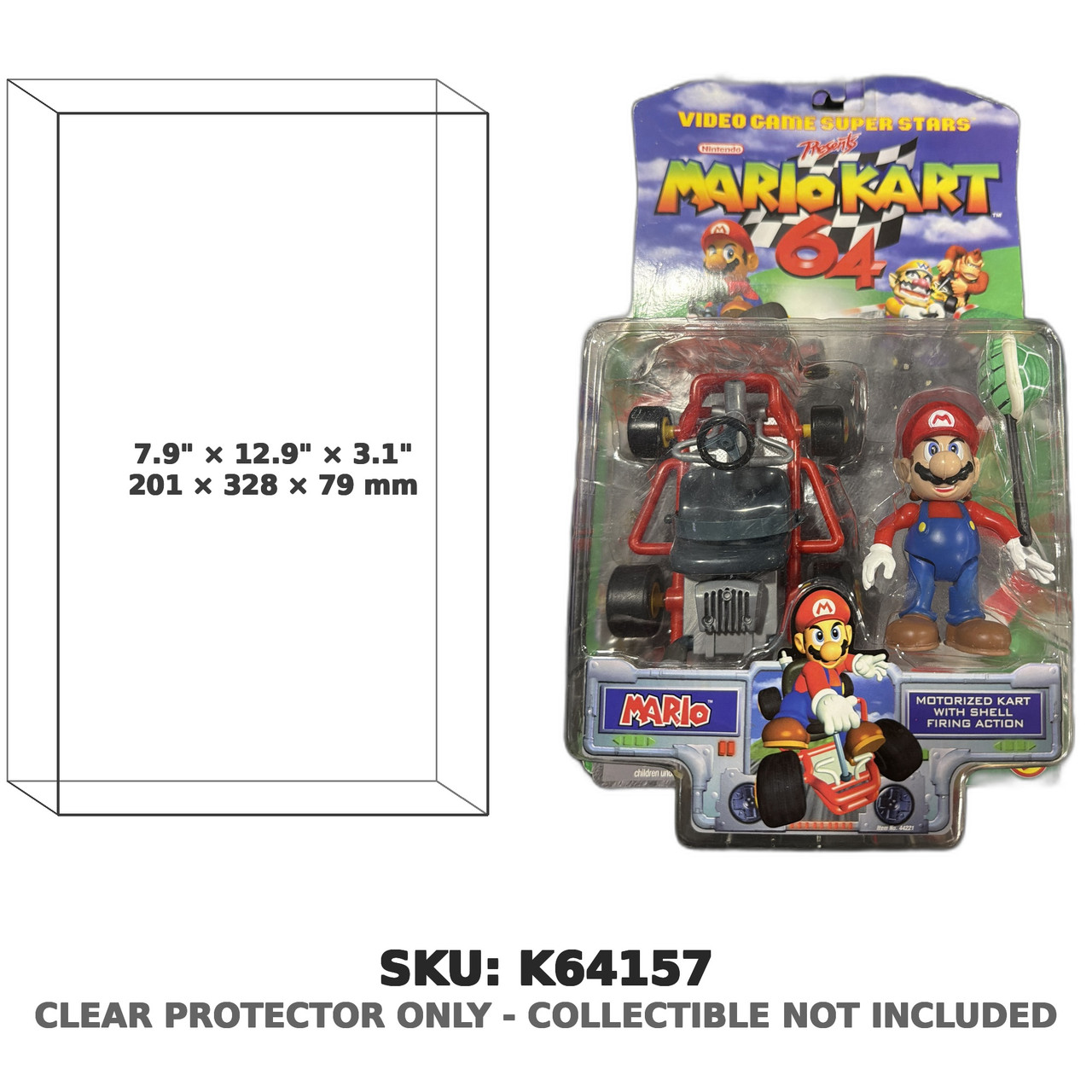Mario Mario Kart 64 Shell-Firing Figure