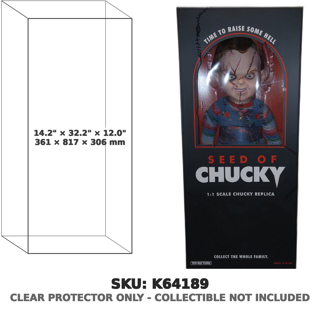 Chucky Seed of Chucky 1:1 Scale Replica Doll