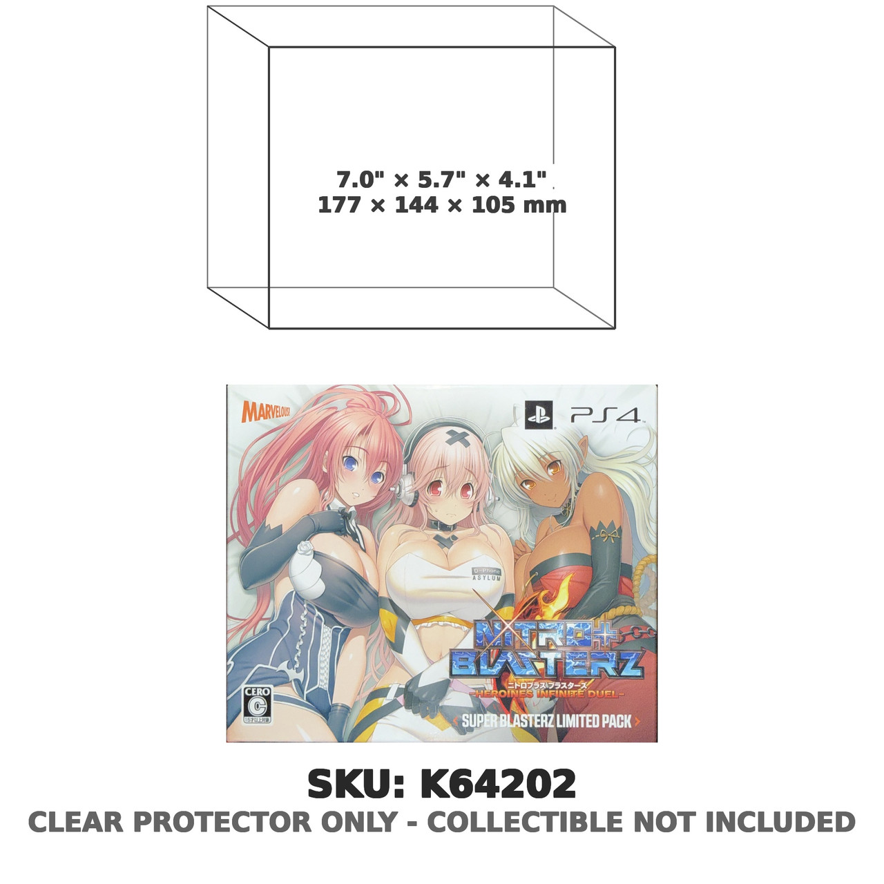 Nitro+ Blasterz Heroines Infinite Duel PS4 Super Blasterz Limited Pack Japanese