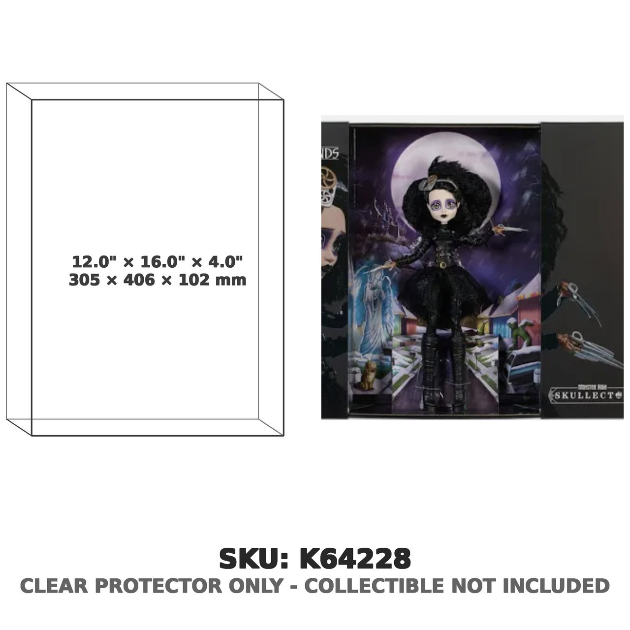 Edward Scissorhands Monster High Skullector Doll