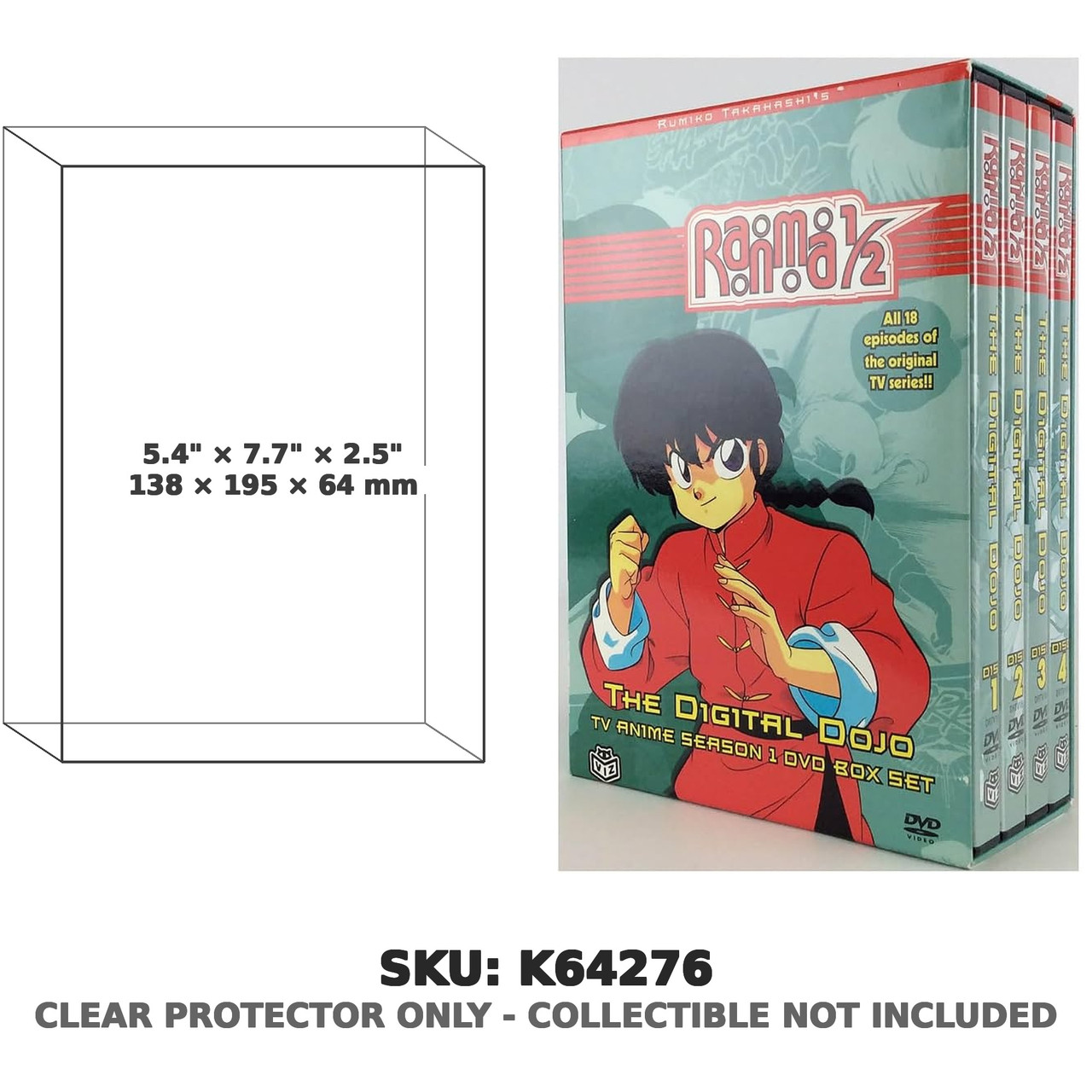 Ranma 1/2 The Digital Dojo Season 1 DVD Box Set