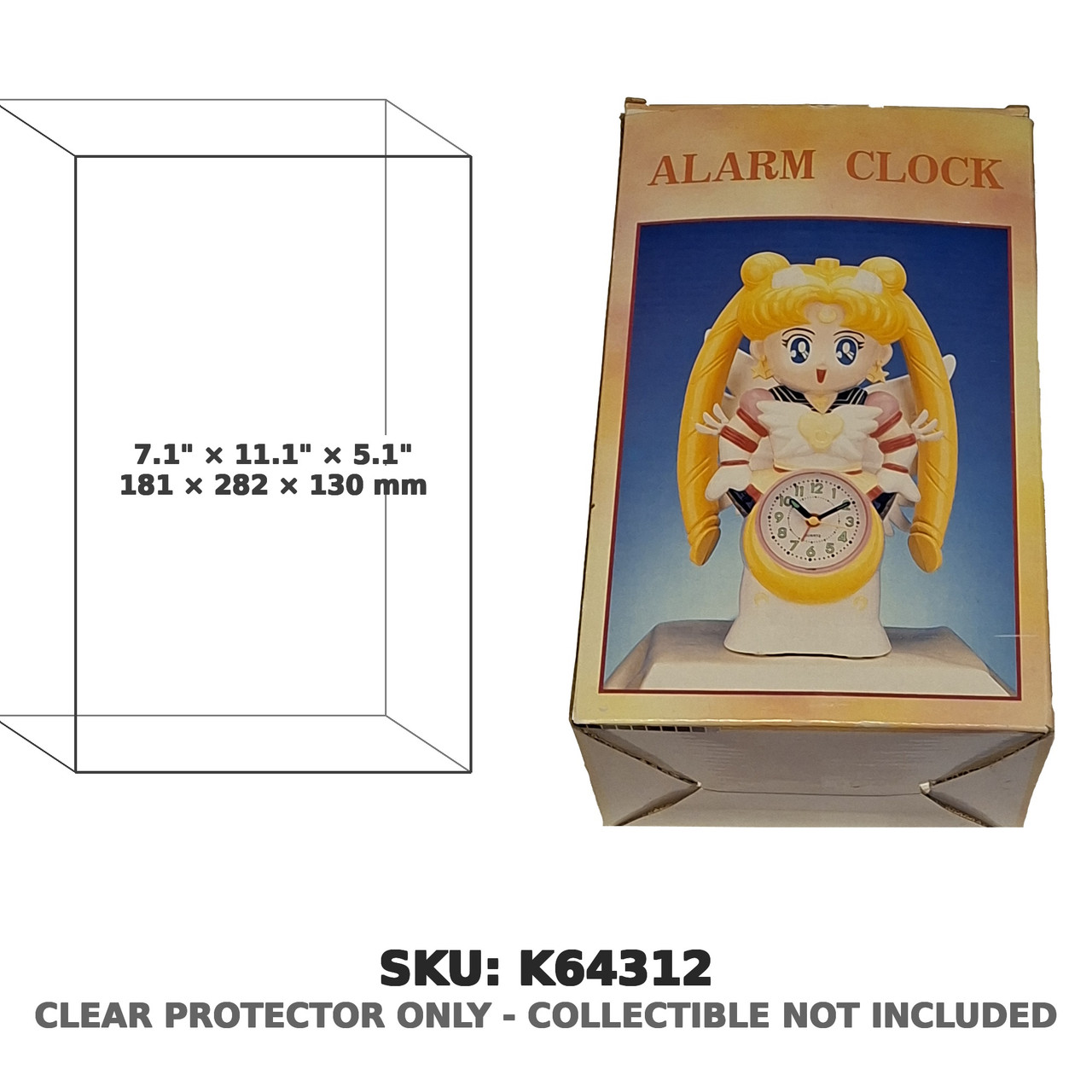Sailor Moon 1996 Talking Alarm Clock