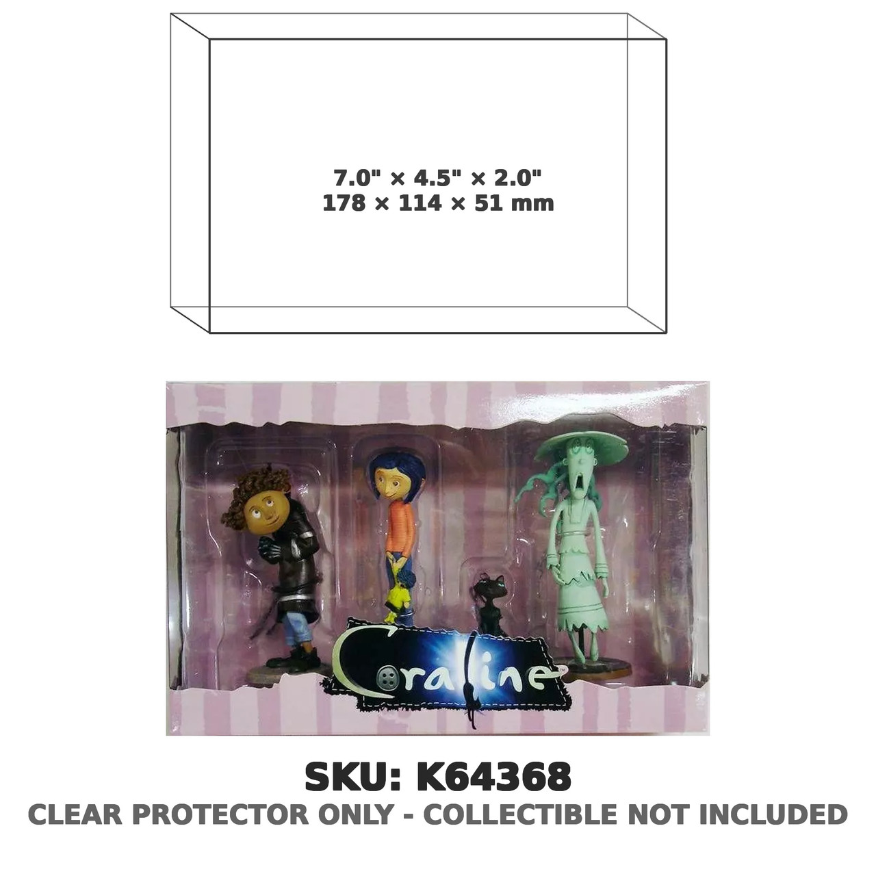 Coraline Wybie PVC Figure Set