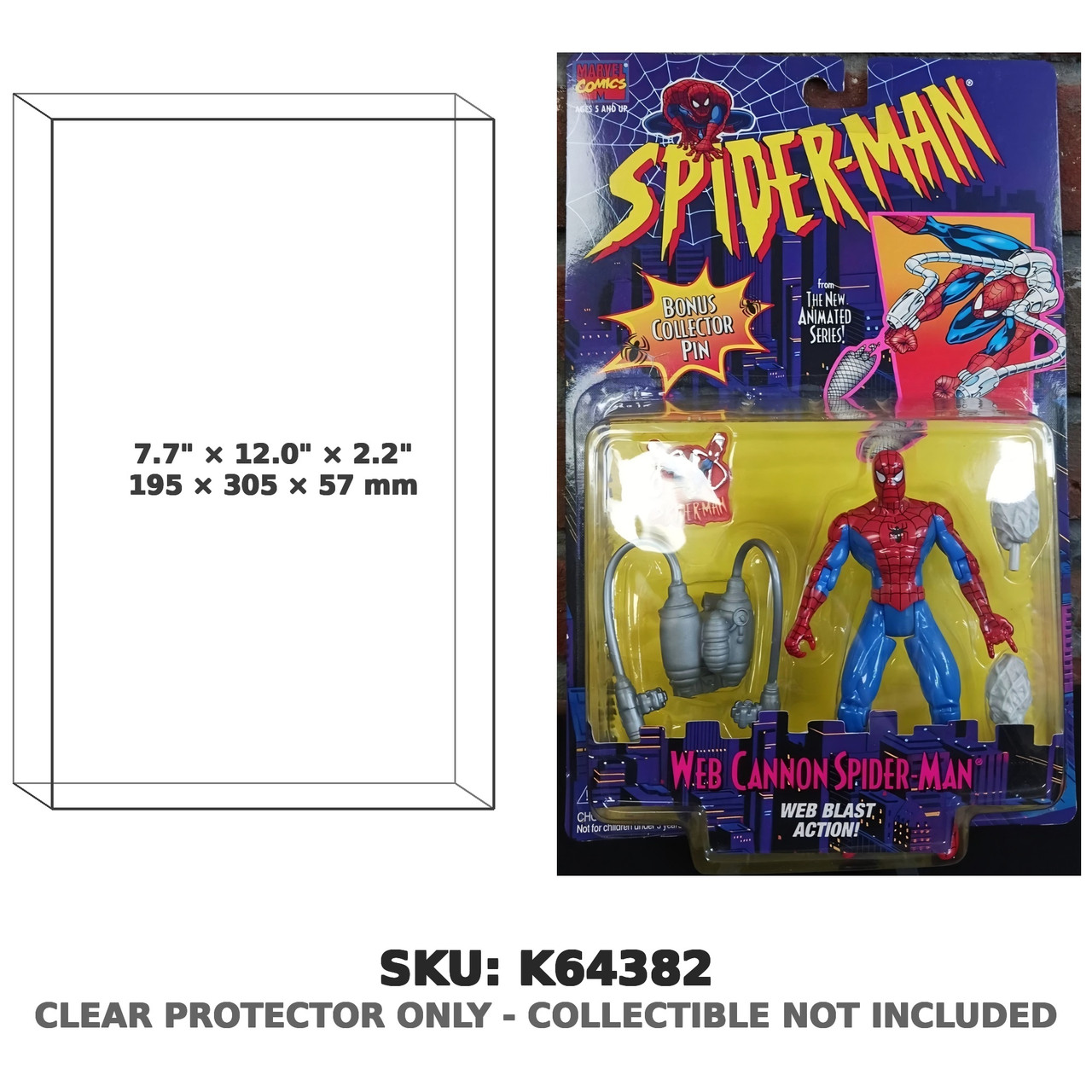 Web Cannon Spider-Man Animated Series Figure