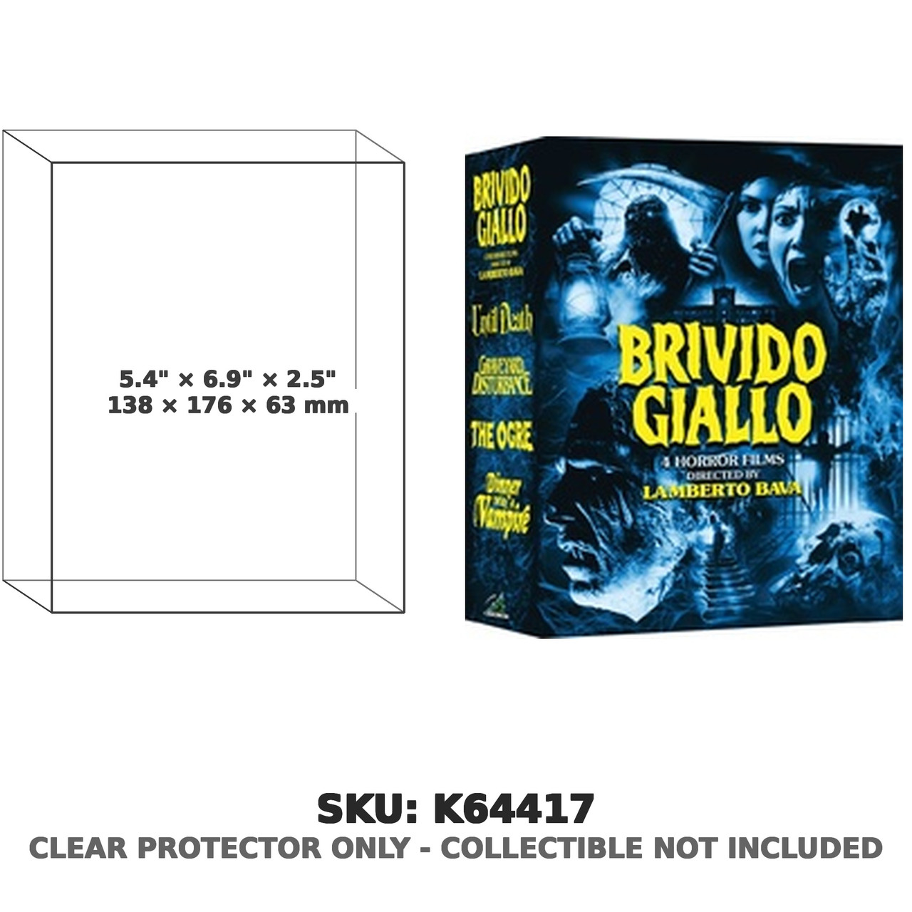Brivido Giallo Lamberto Bava 4 Film Collection Blu-ray