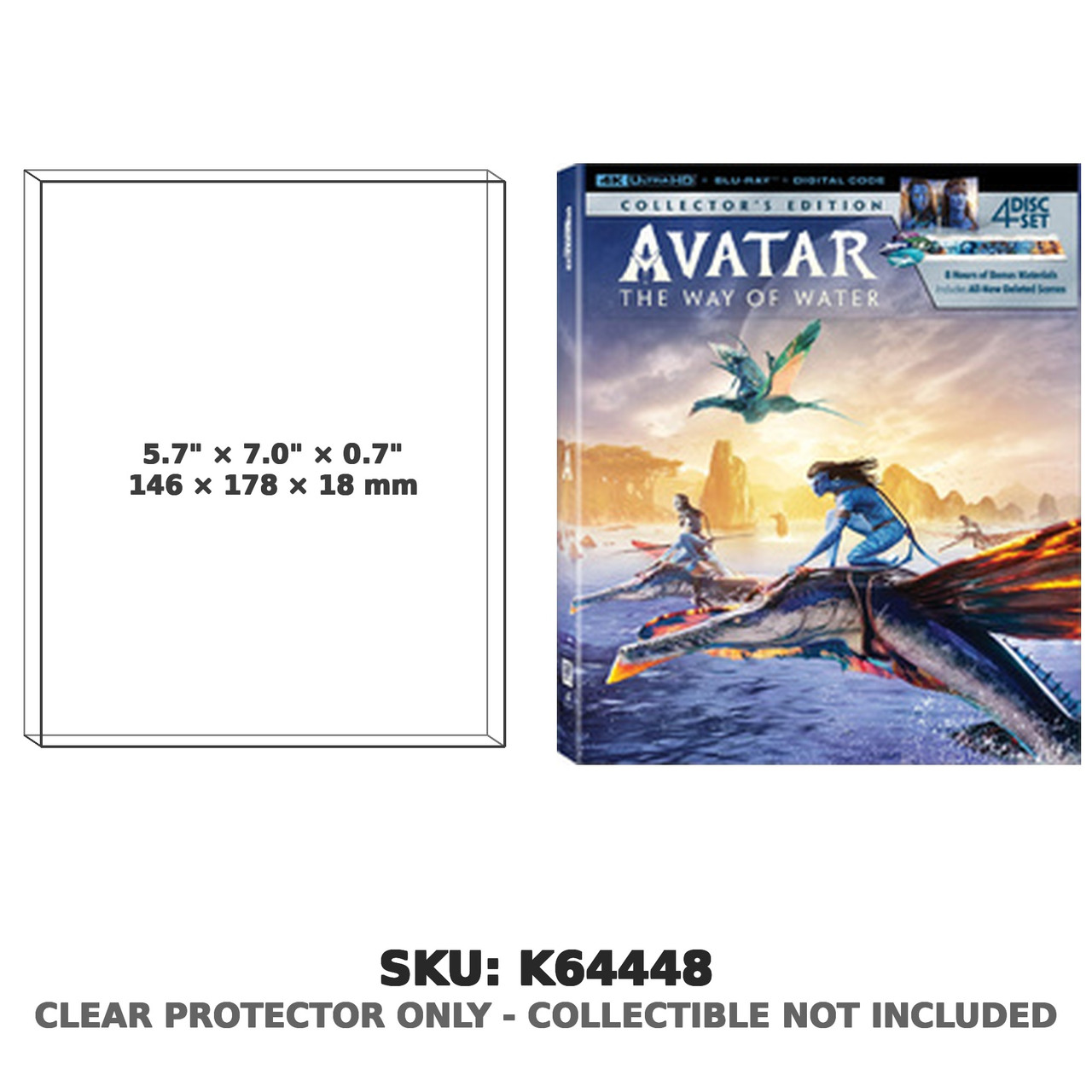 Avatar The Way of Water 4K Ultra HD Blu-ray Collector's Edition