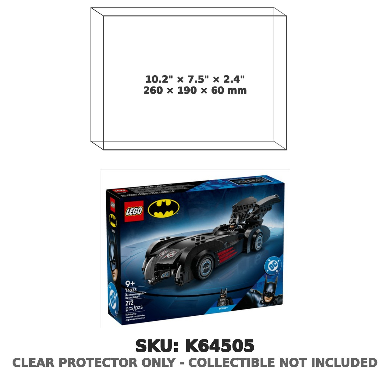 Batmobile LEGO Batman & Robin 76333 Set