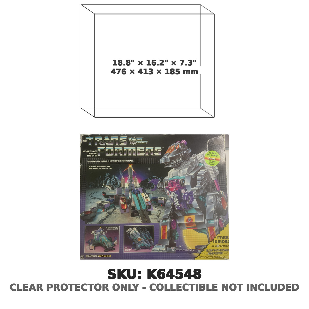 Trypticon Transformers G1 Decepticon Figure