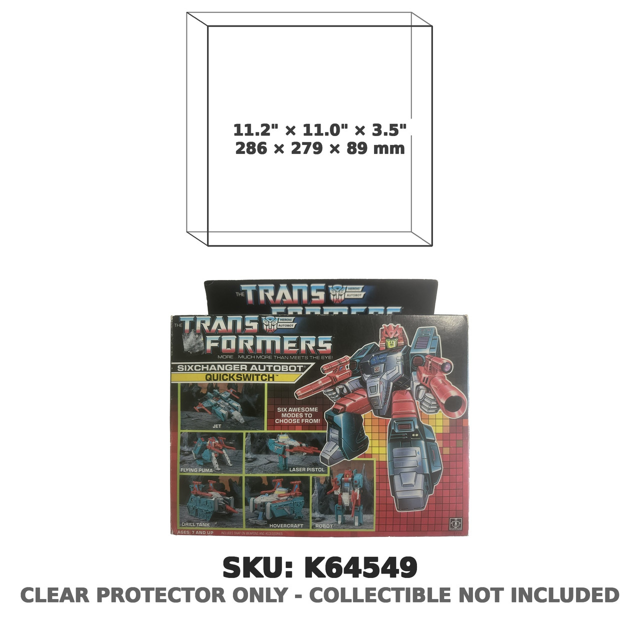 Quickswitch Transformers G1 Sixchanger Figure
