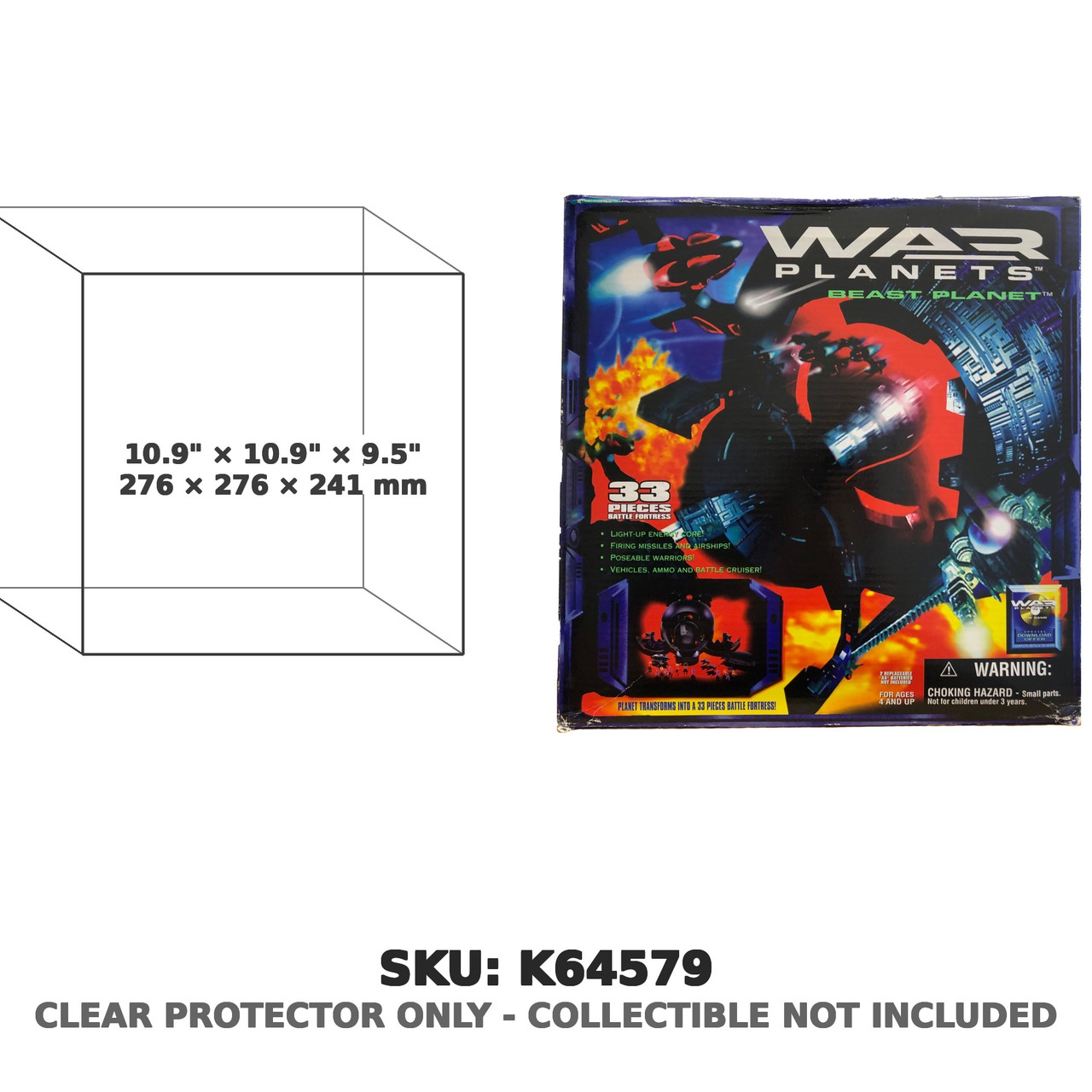 Beast Planet War Planets Battle Fortress Playset