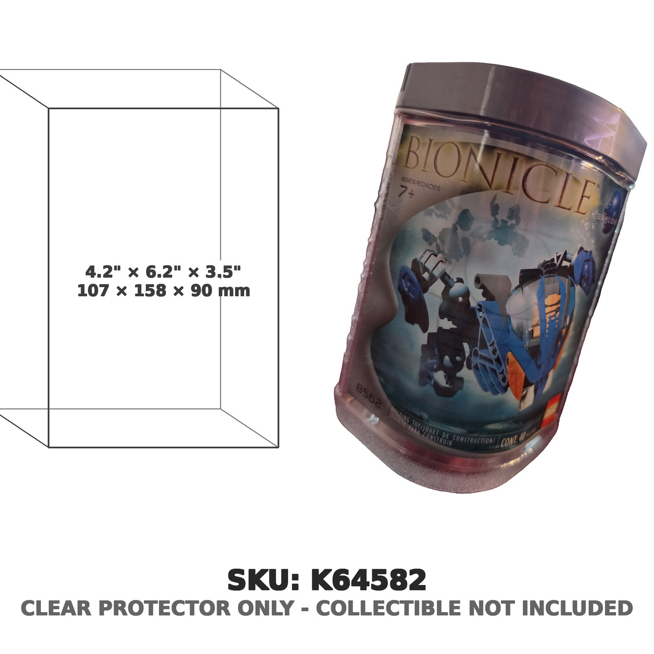 Gahlok Bohrok Bionicle 8562 Canister Set
