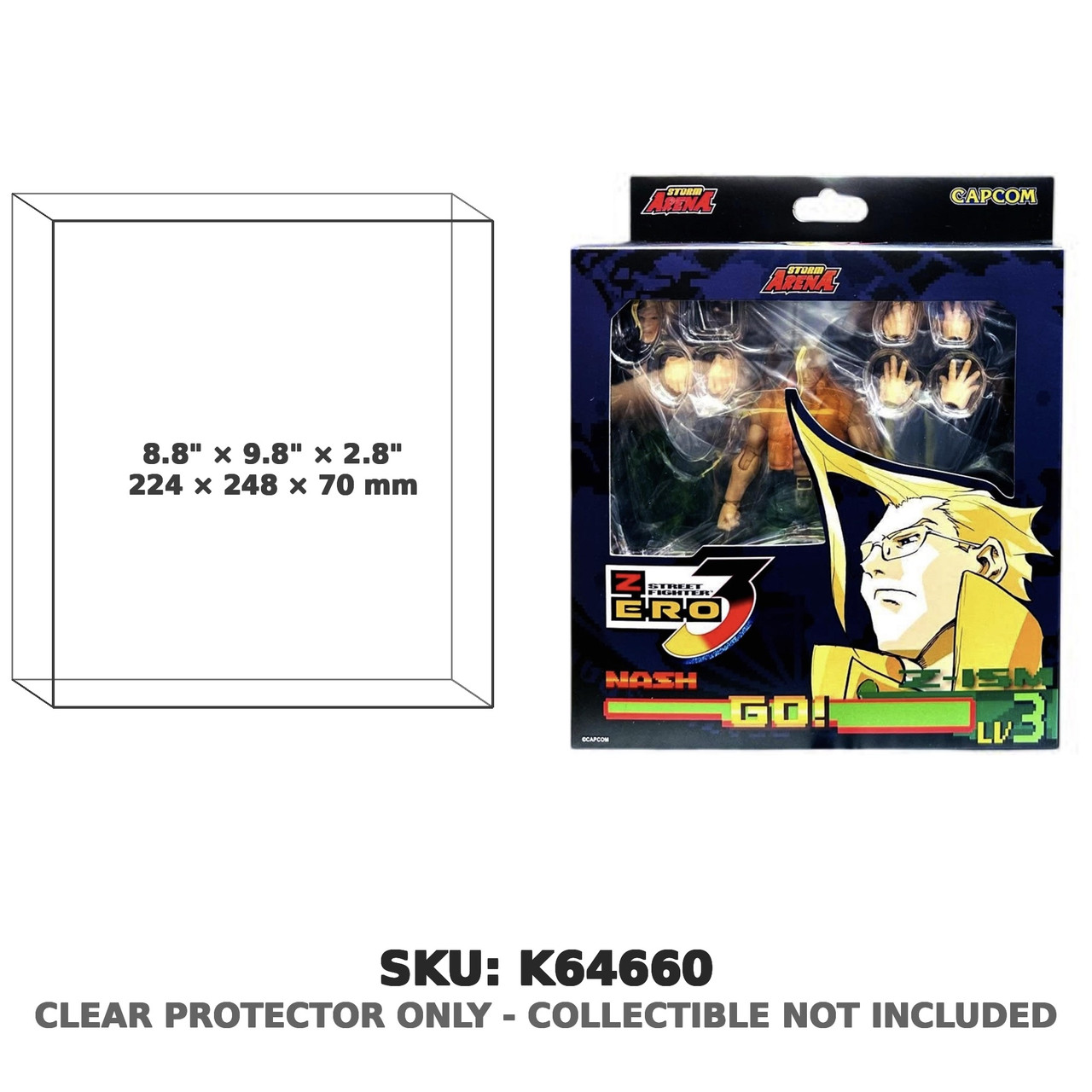Nash Street Fighter Zero 3 Storm Arena Figure