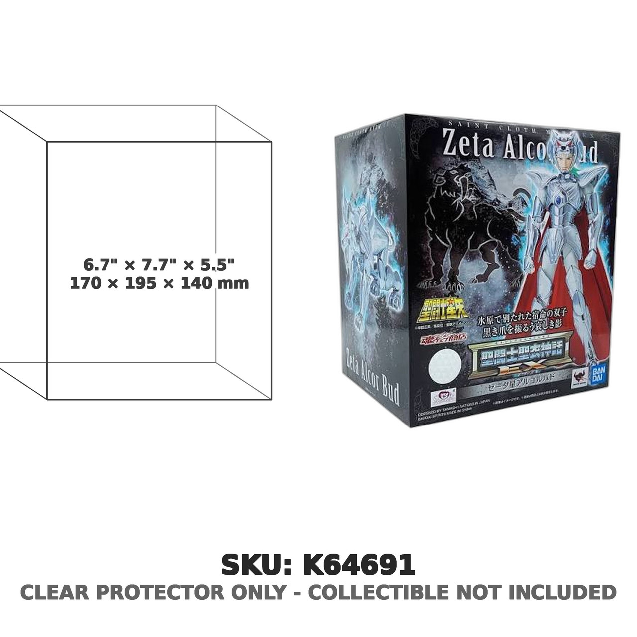 Zeta Alcor Bud Saint Seiya Myth Cloth EX Figure