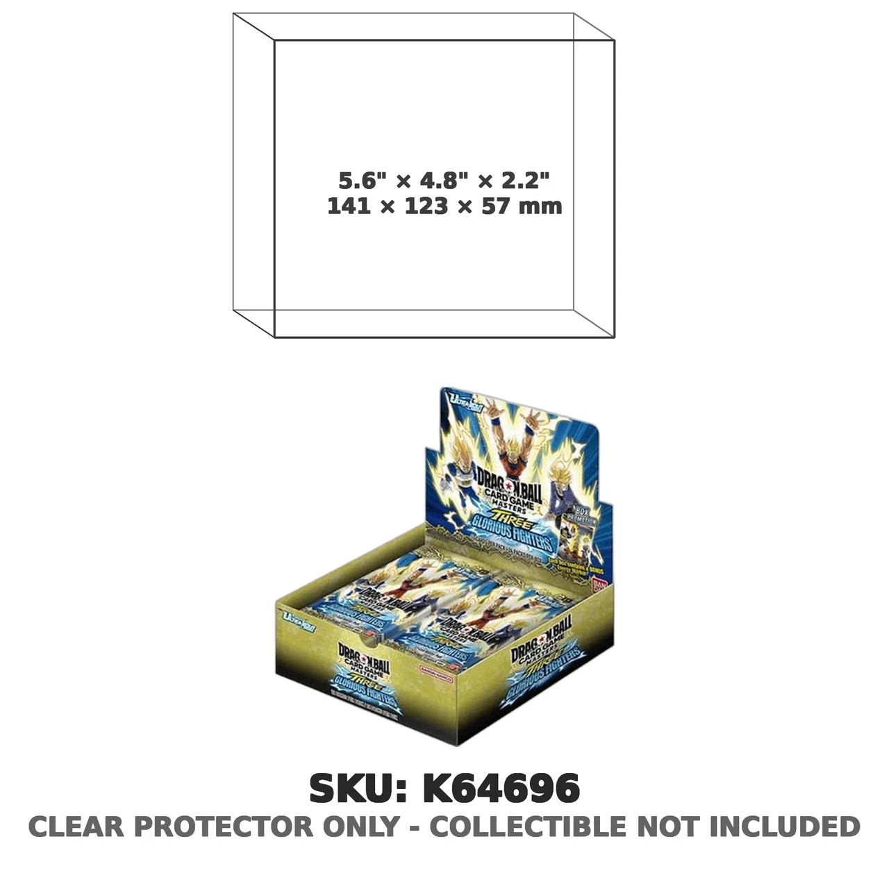 Dragon Ball Card Game Masters Three Glorious Fighters Booster Box