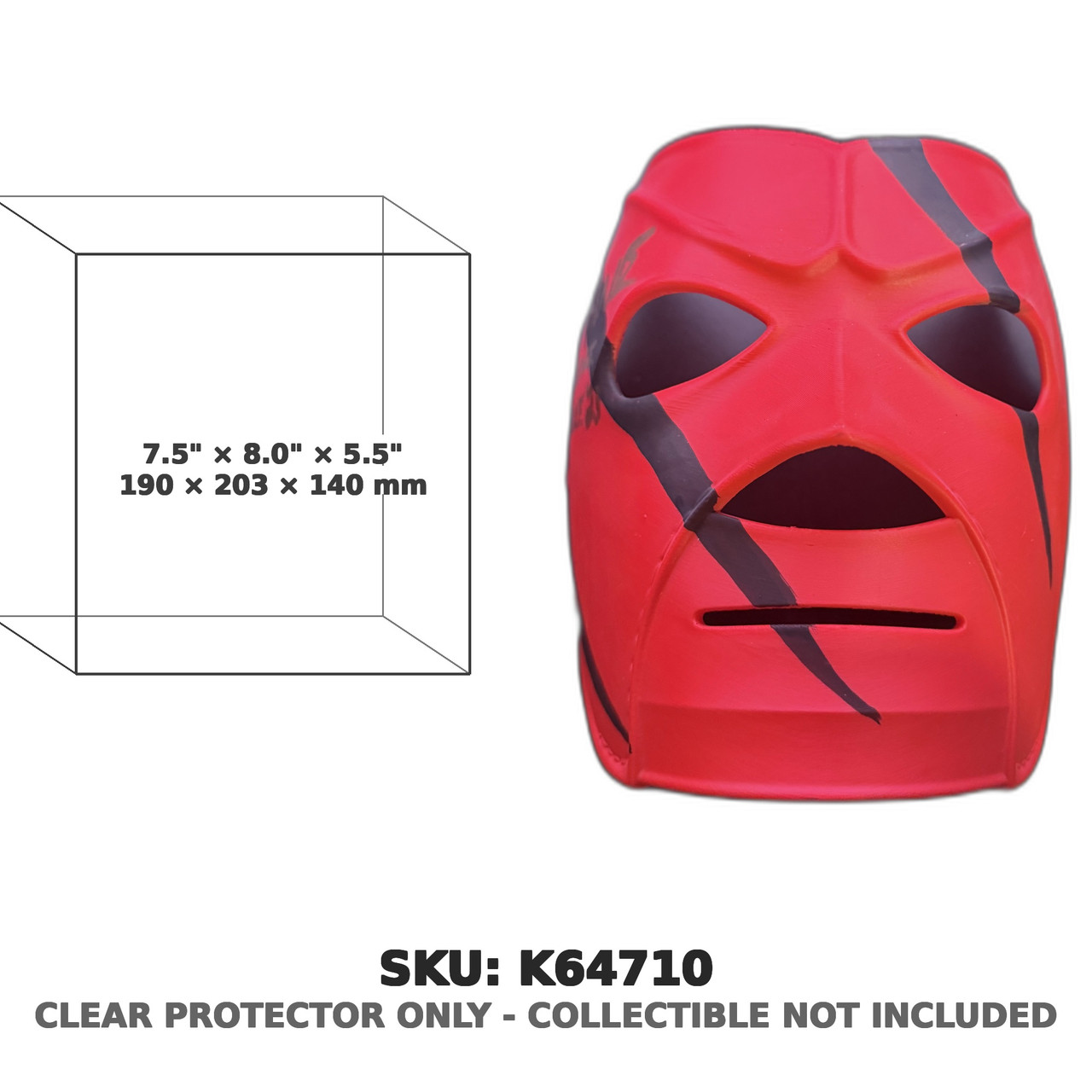 Kane WWE Autographed Printed Mask