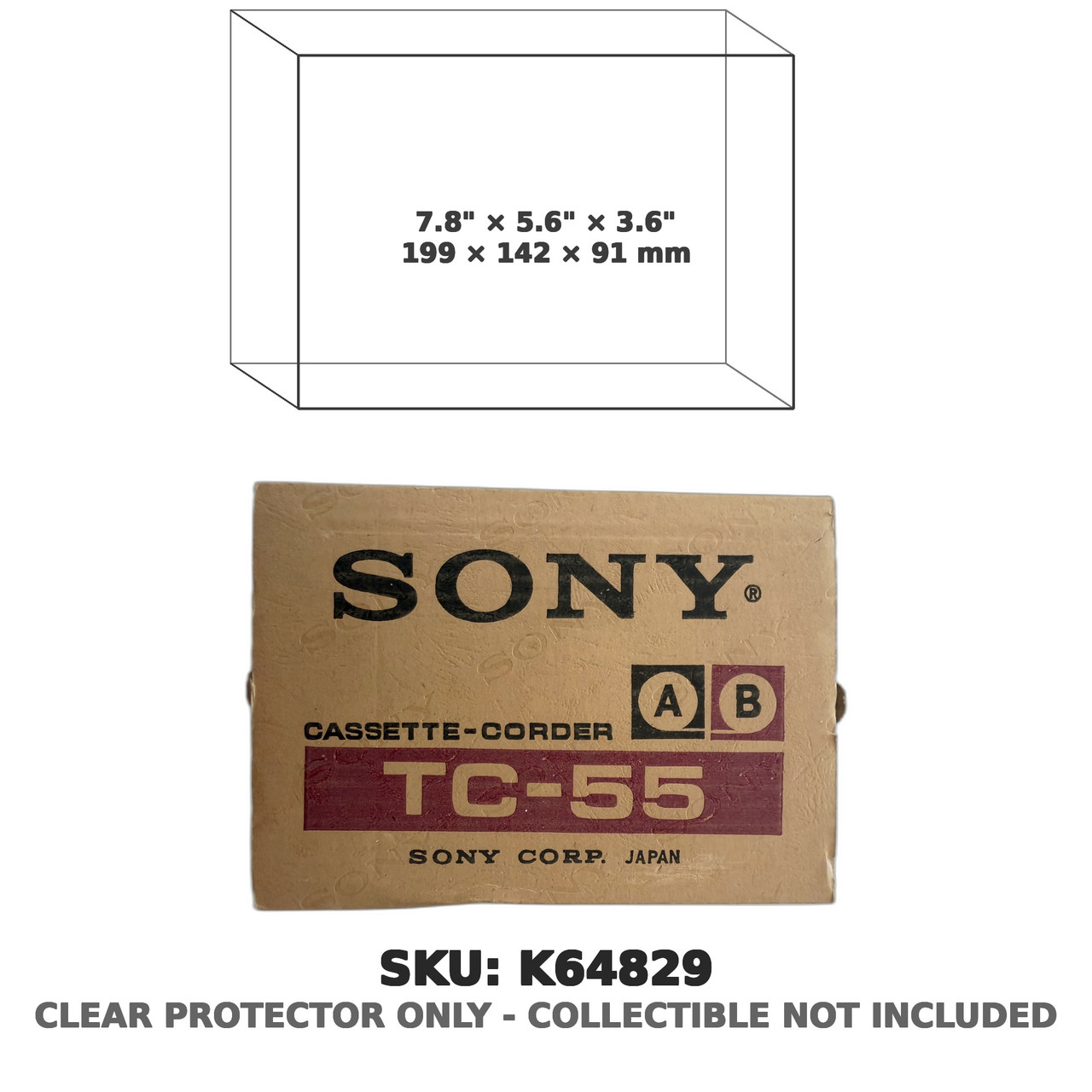 TC-55 Cassette-Corder Portable Cassette Recorder
