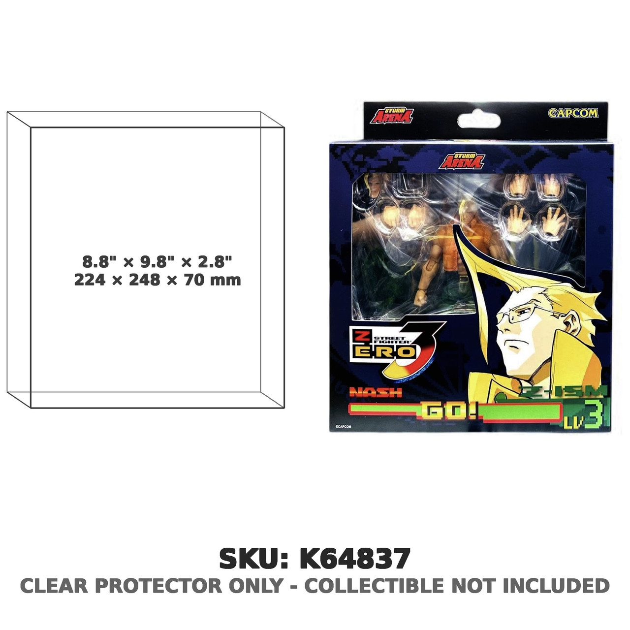 Nash Street Fighter Zero 3 Storm Arena Figure
