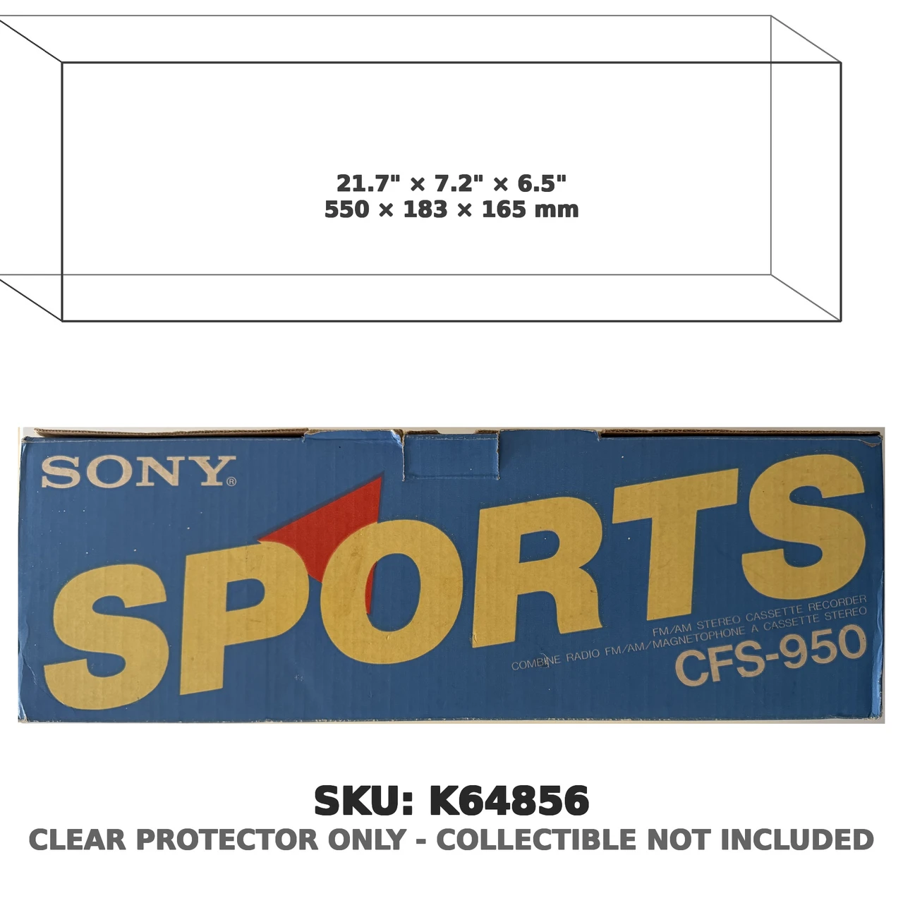 CFS-950 Sports FM/AM Stereo Cassette Recorder