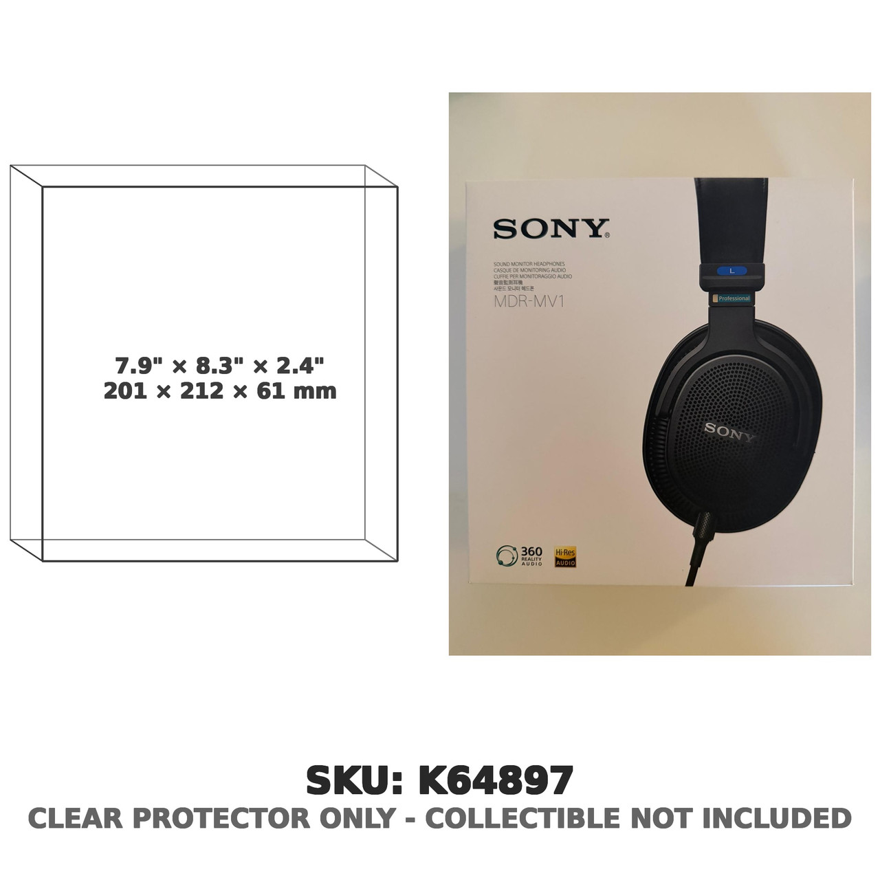 Sony MDR-MV1 Sound Monitor Headphones