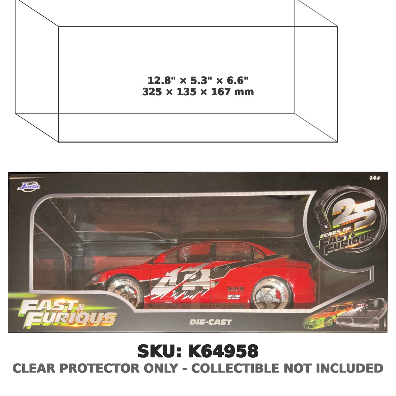 Fast and furious 1/18 diecast