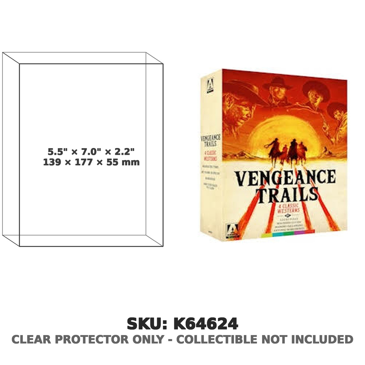 Vengeance Trails 4 Classic Westerns Arrow Ltd Ed Blu-ray
