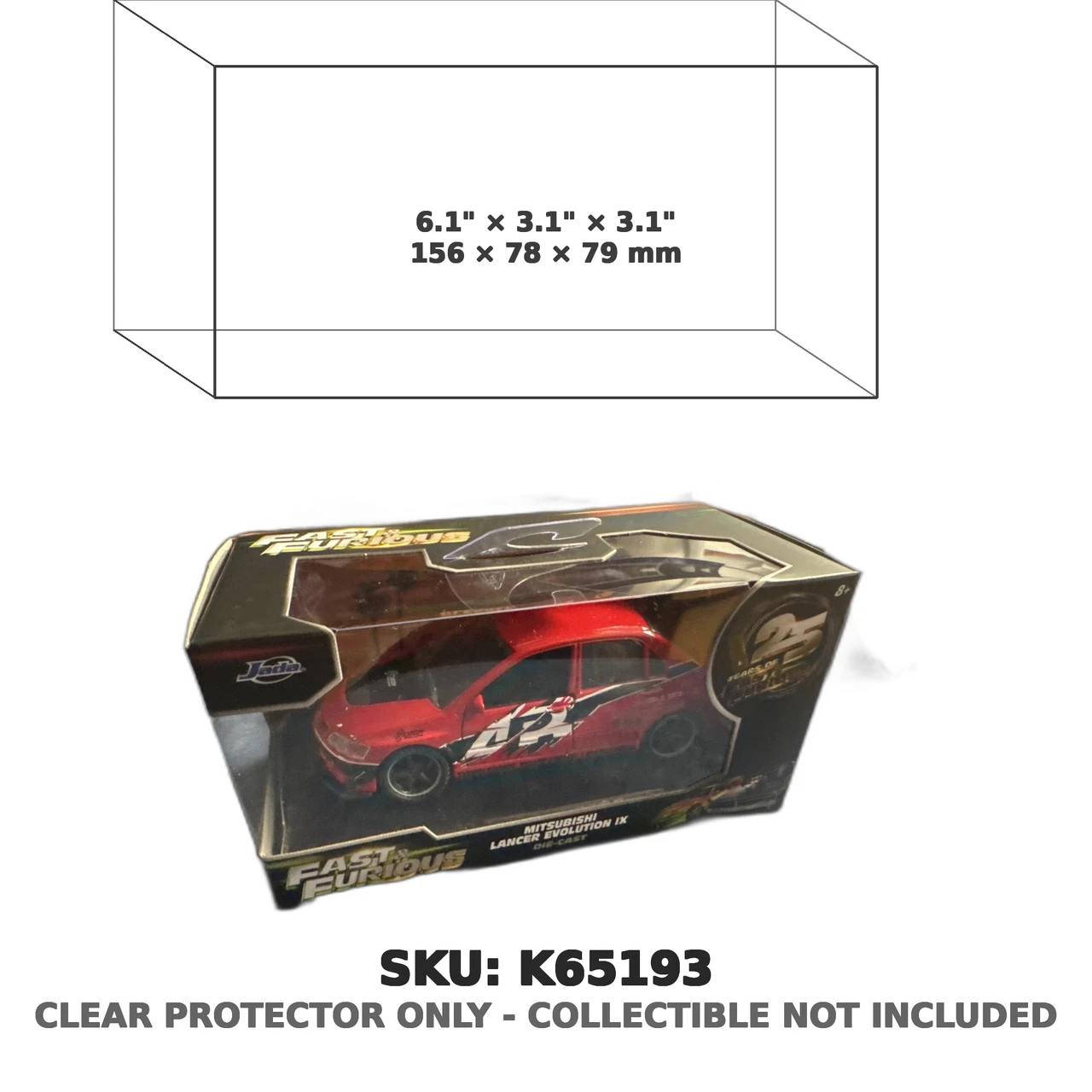 Mitsubishi Lancer Evolution IX Fast & Furious 1:32 Die-Cast