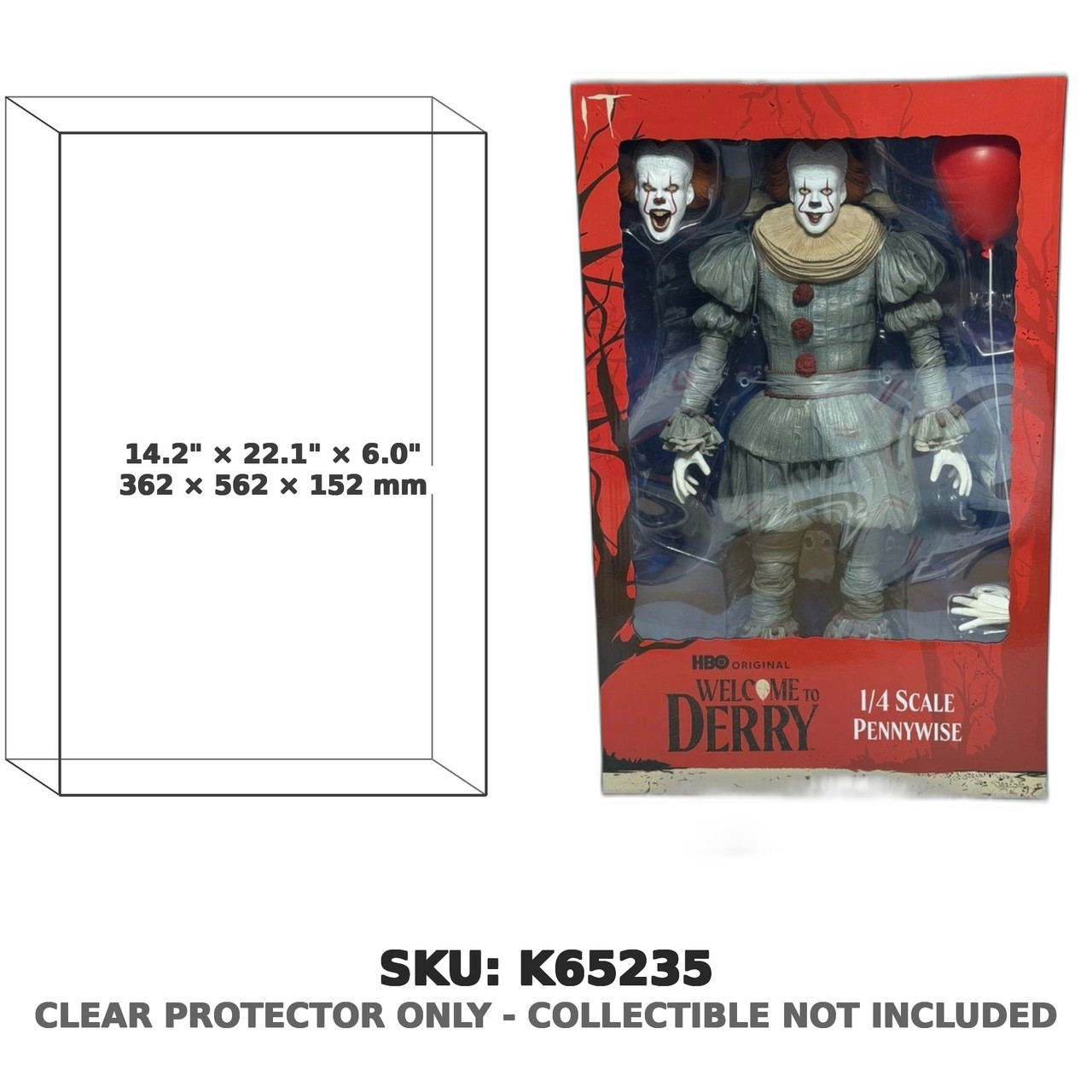 Pennywise IT Welcome to Derry 1/4 Scale Figure