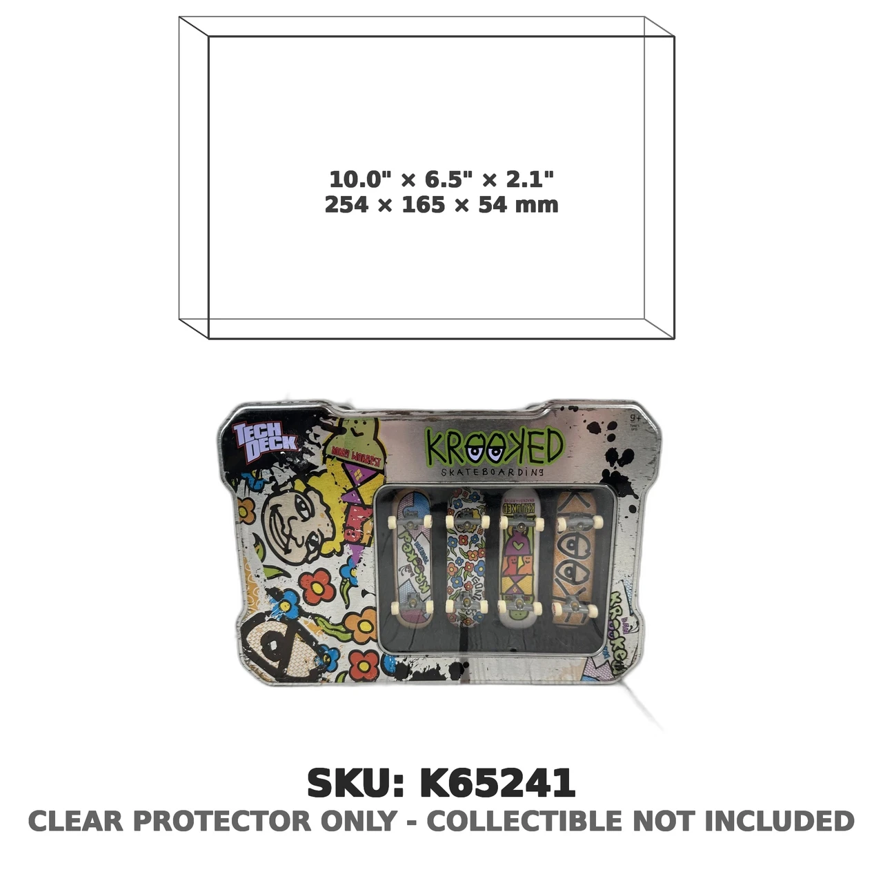 Krooked Tech Deck Collector Tin 4-Board Set
