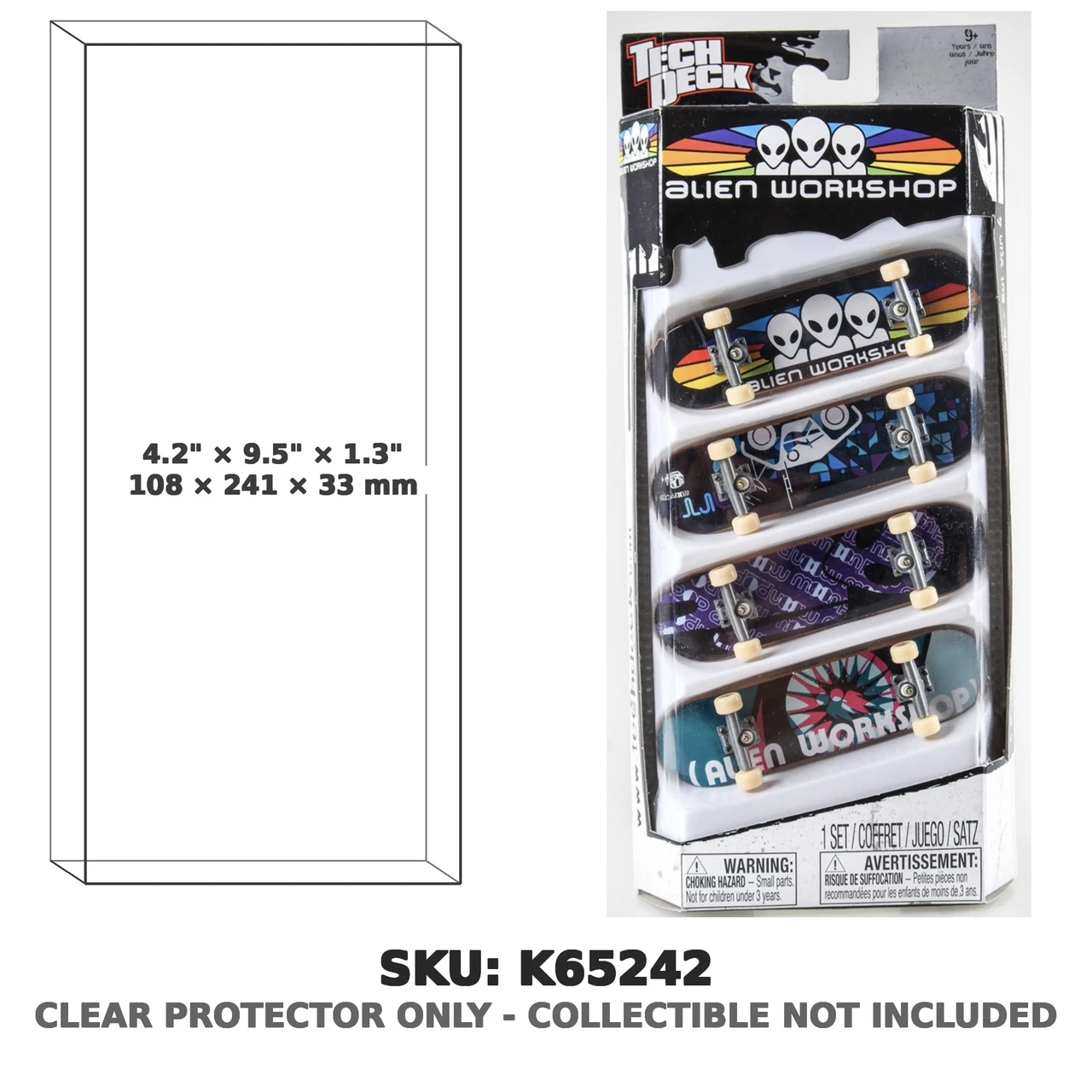 Alien Workshop Tech Deck 4 Pack Fingerboard Set