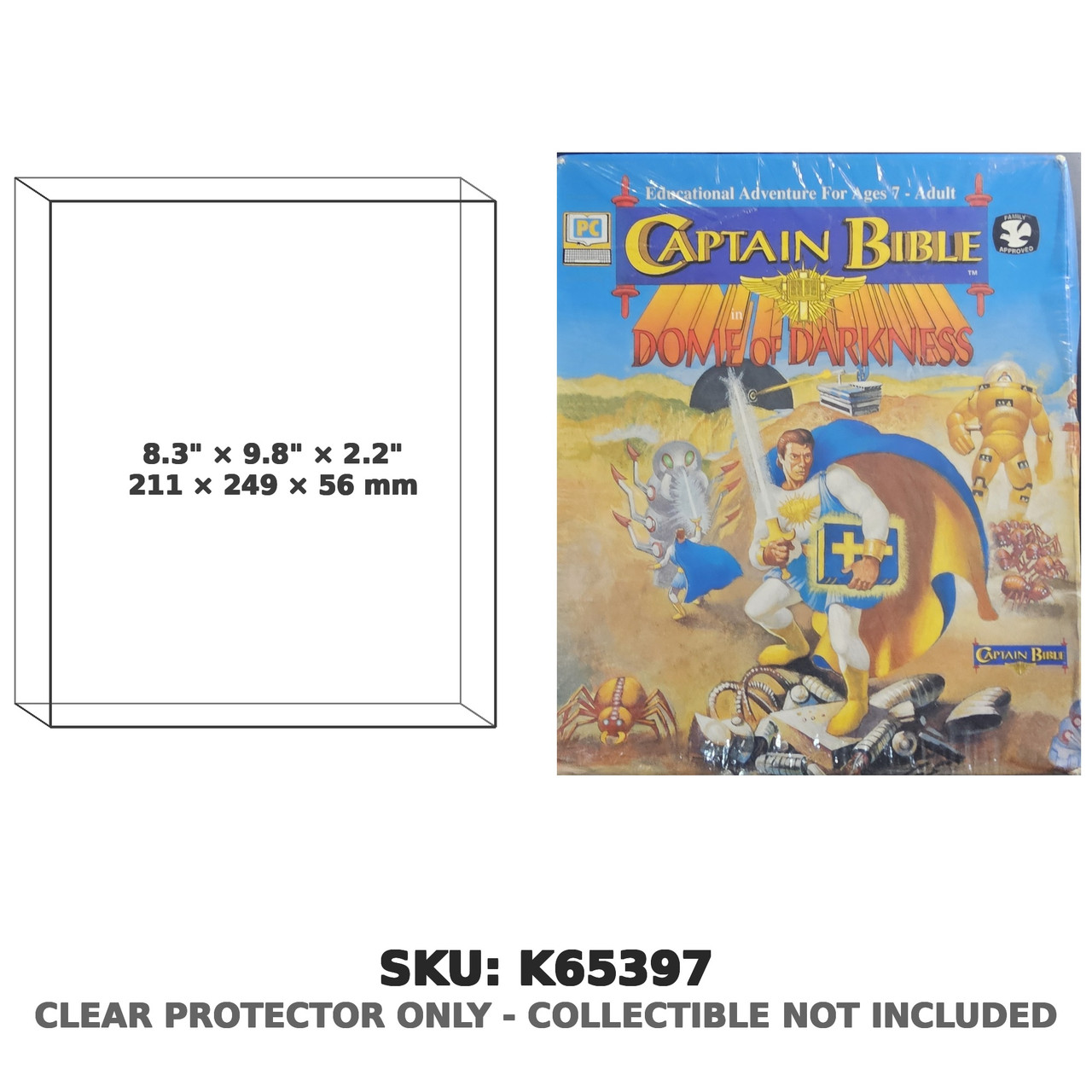 Captain Bible in Dome of Darkness PC Big Box