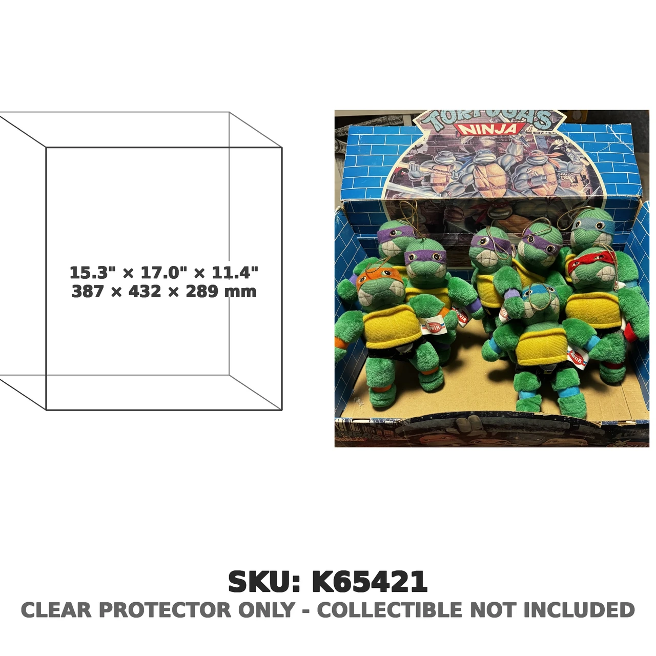 Teenage Mutant Ninja Turtles Tortugas Ninja Plush Display Box