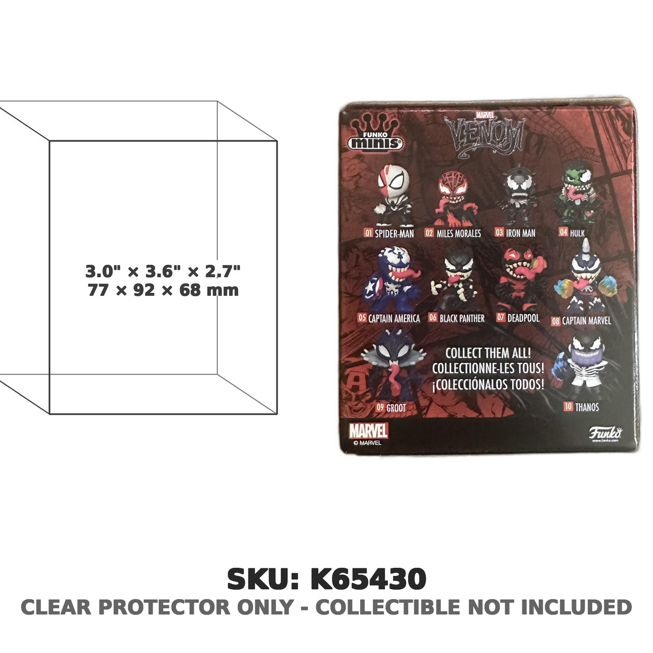Venom Marvel Funko Minis Figure