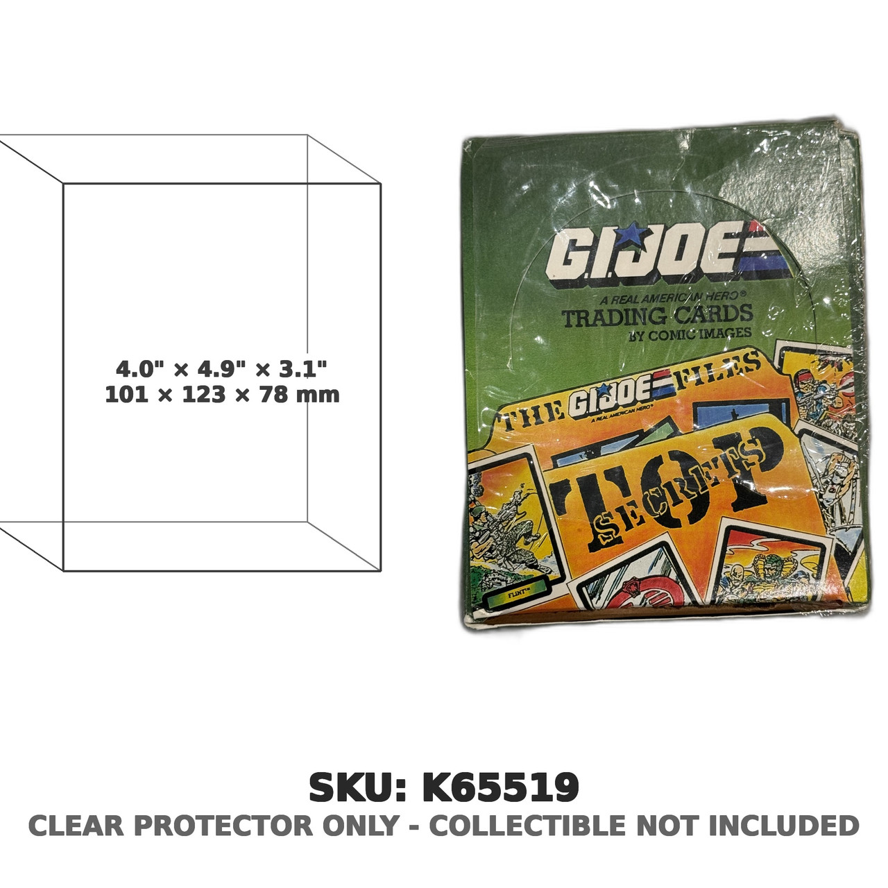 G.I. Joe Files Top Secrets Trading Cards Box 1987
