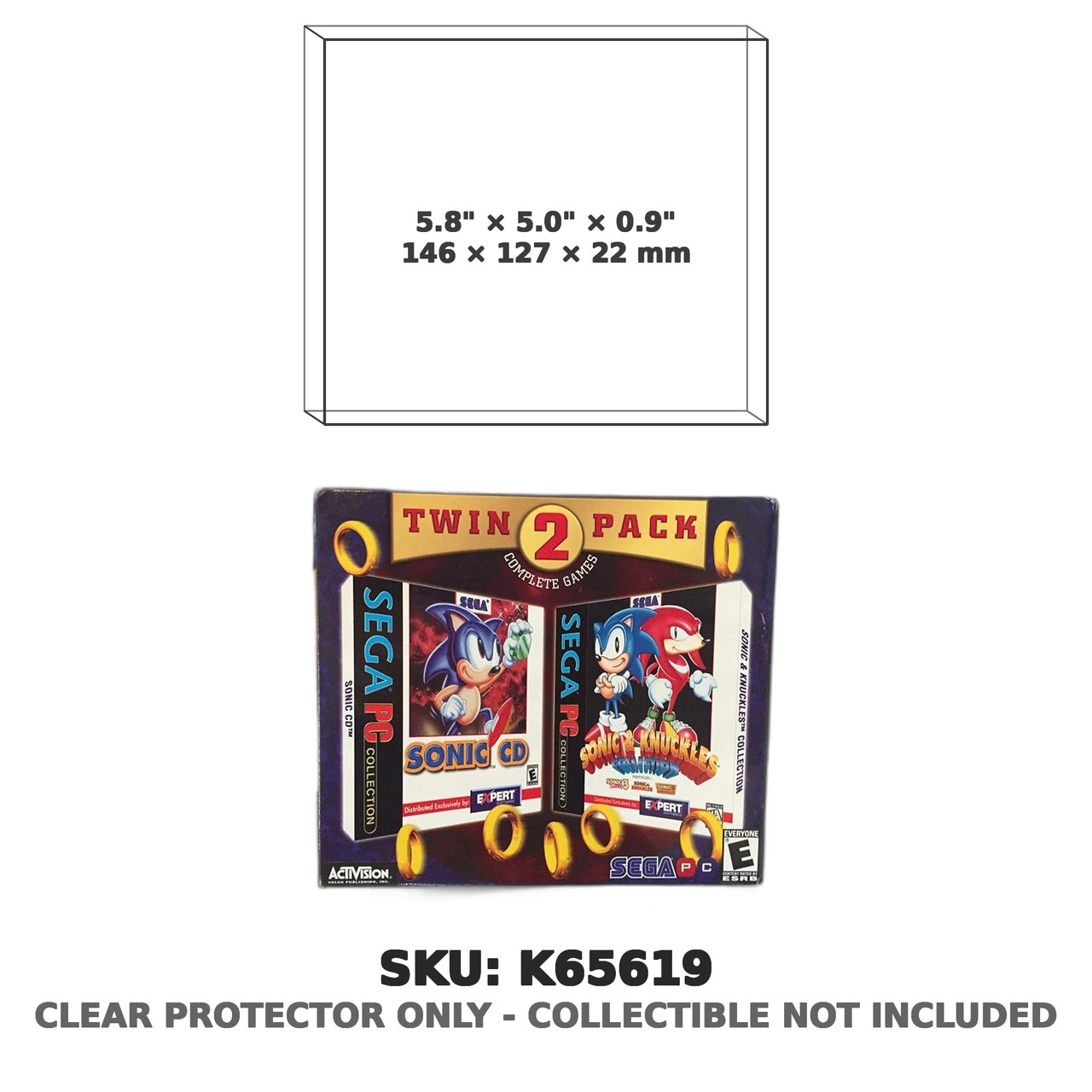 Sonic CD and Sonic & Knuckles Collection Sega PC Twin 2 Pack