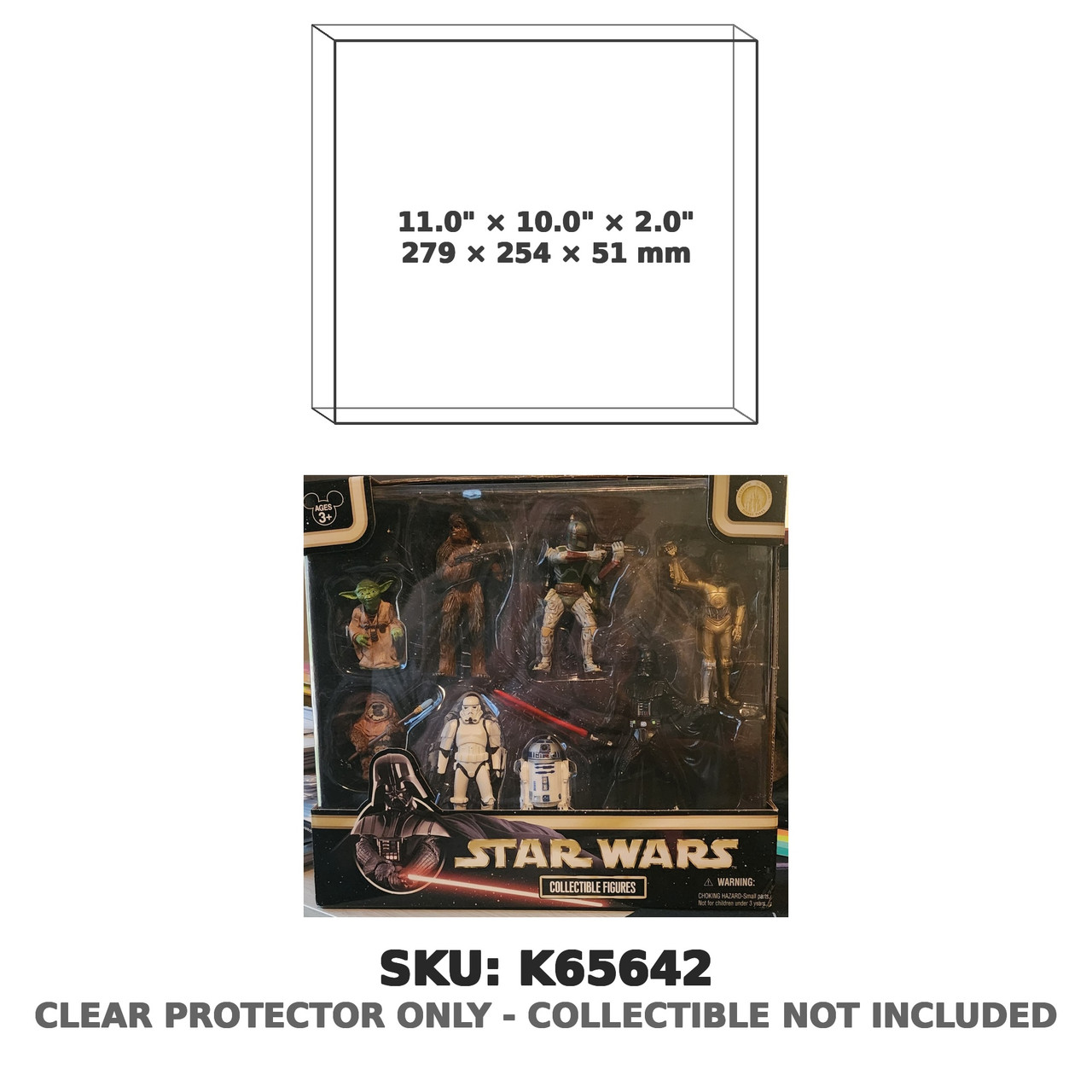 Star Wars Disney Parks Star Tours Collectible Figures Set 2007