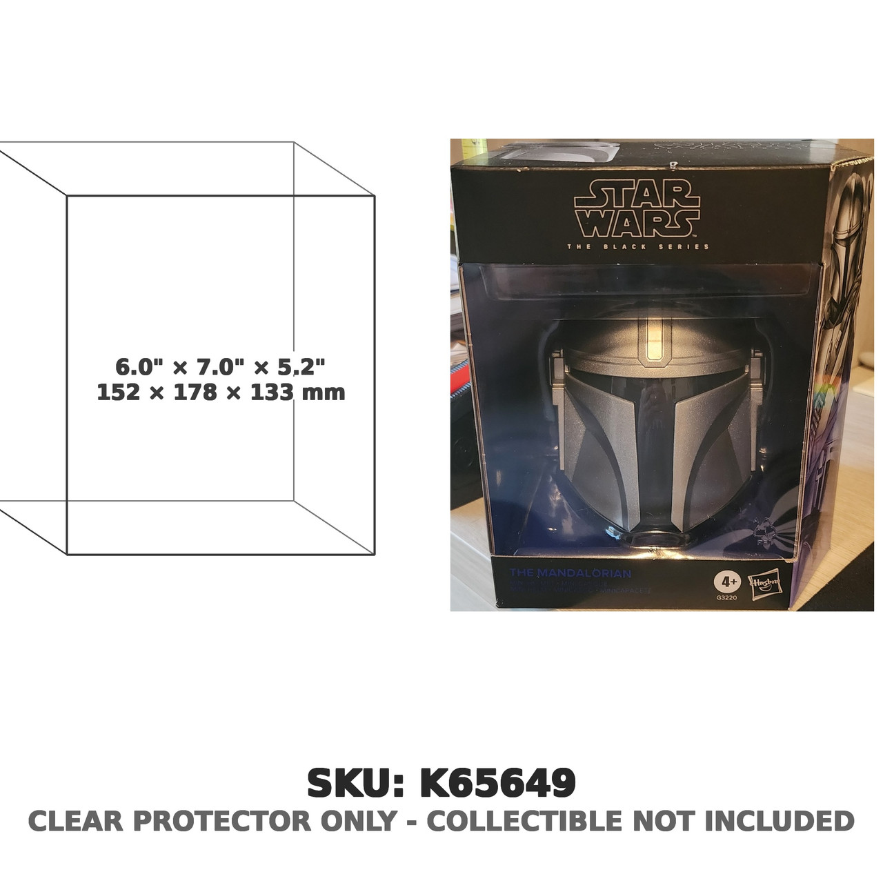 The Mandalorian Star Wars Black Series Mini Helmet