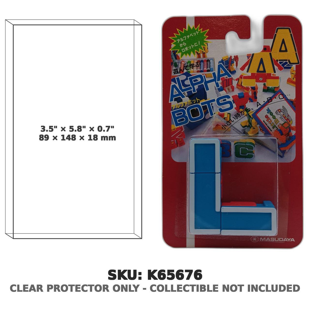 Alpha Bots Carded Letter Robot Figure