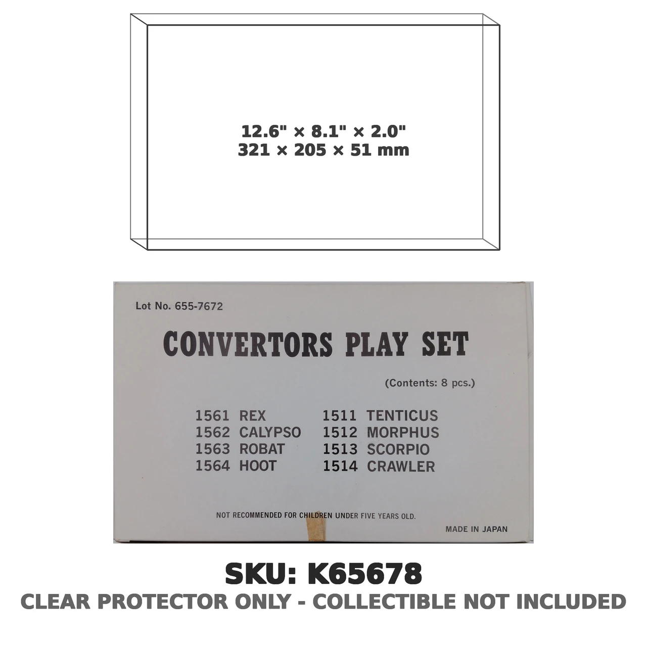 Convertors Transforming Robots 8-Piece Play Set