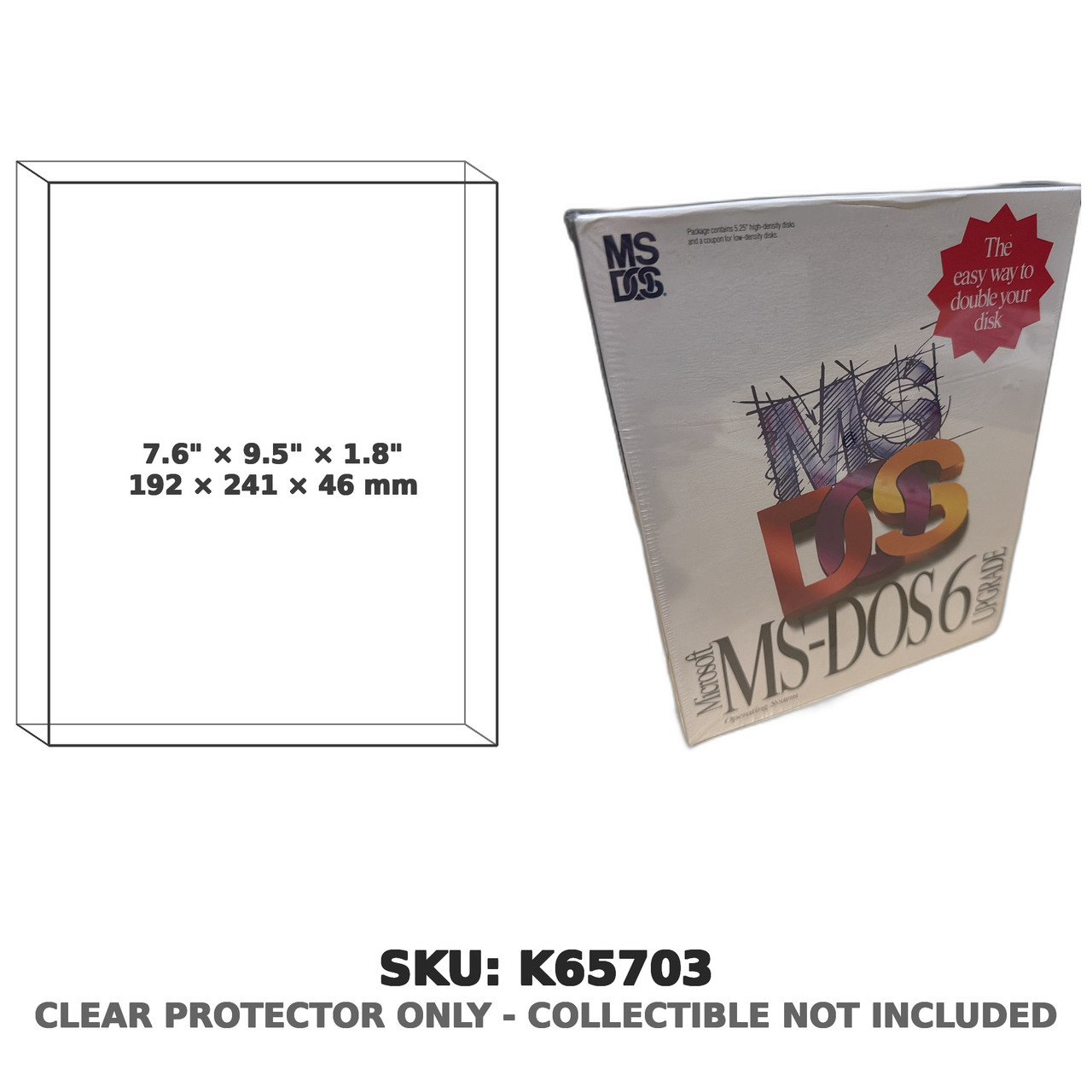 MS-DOS 6 Upgrade Big Box